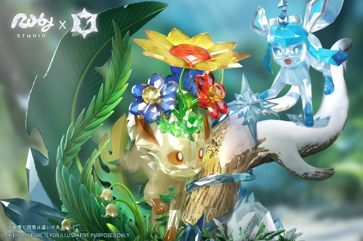 【Pre-sale】002 Leafeon & Glaceon-Pokemon-Ruby Studio