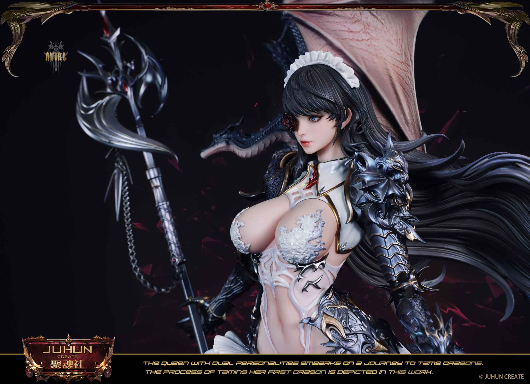 【Sold out】 Dragon Queen/ Maid Avril–Original Design–JuHun Create Studio
