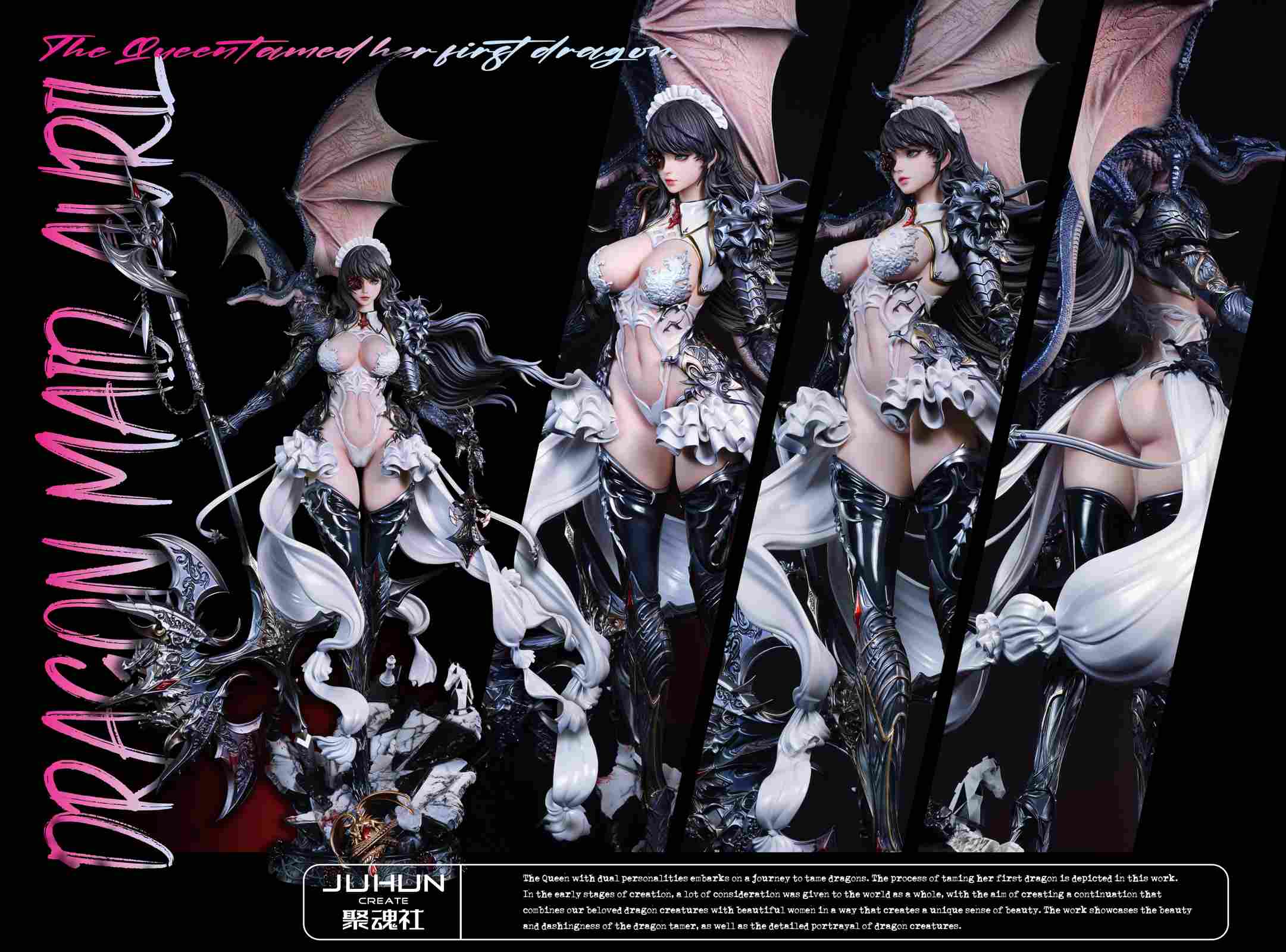 【Sold out】 Dragon Queen/ Maid Avril–Original Design–JuHun Create Studio