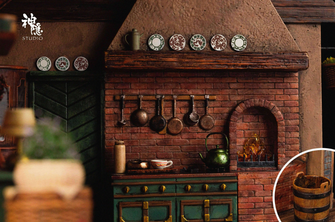 【Sold out】Tea Party No-face Man & ぜにーば-Spirited Away-ShenYin Studio