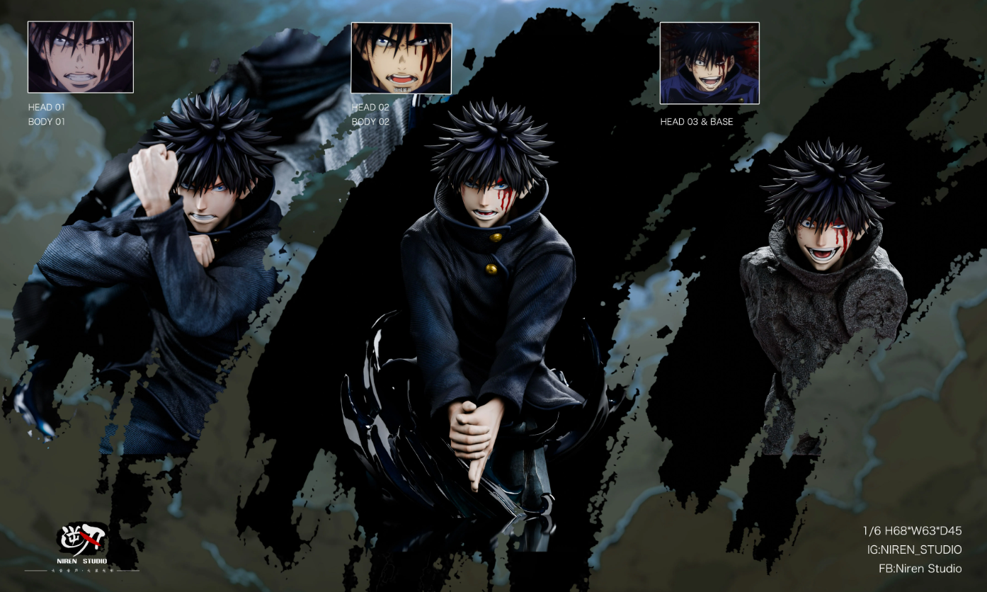 【Pre-sale】1/6 Scale Ten Shadow Techniques Fushiguro Megumi-NiRen Studio