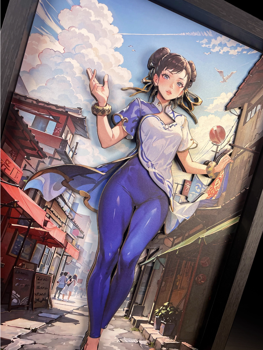 【In stock】Decorative Painting of ChunLi-Street Fighter(SF)-MOMO Studio