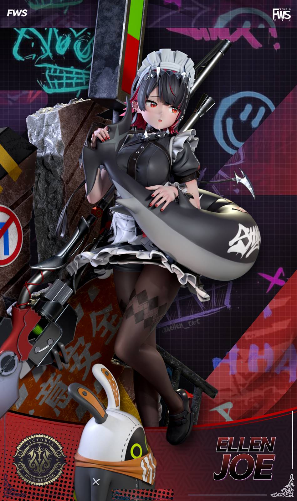 【Pre-sale】1/6 Scale Ellen Joe–Zenless Zone Zero–FWS Studio