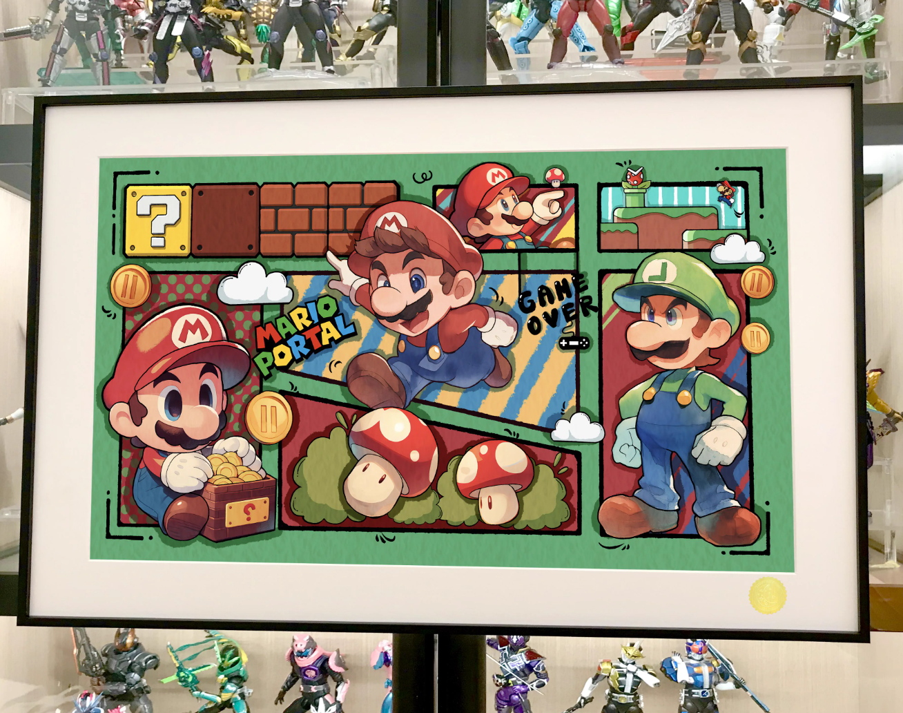 【Pre-sale】Decorative Painting of Mario-Super Mario Bros.–Xingkong Studio