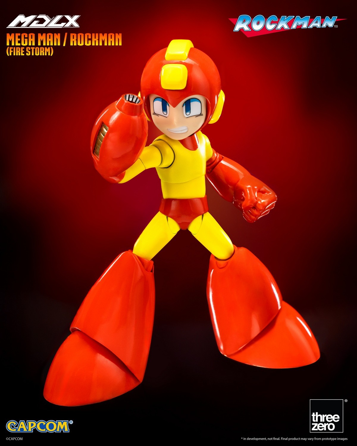【Pre-sale】Movable Mega Man/Rockman (Fire Storm)-Mega Man-THREEZERO Studio
