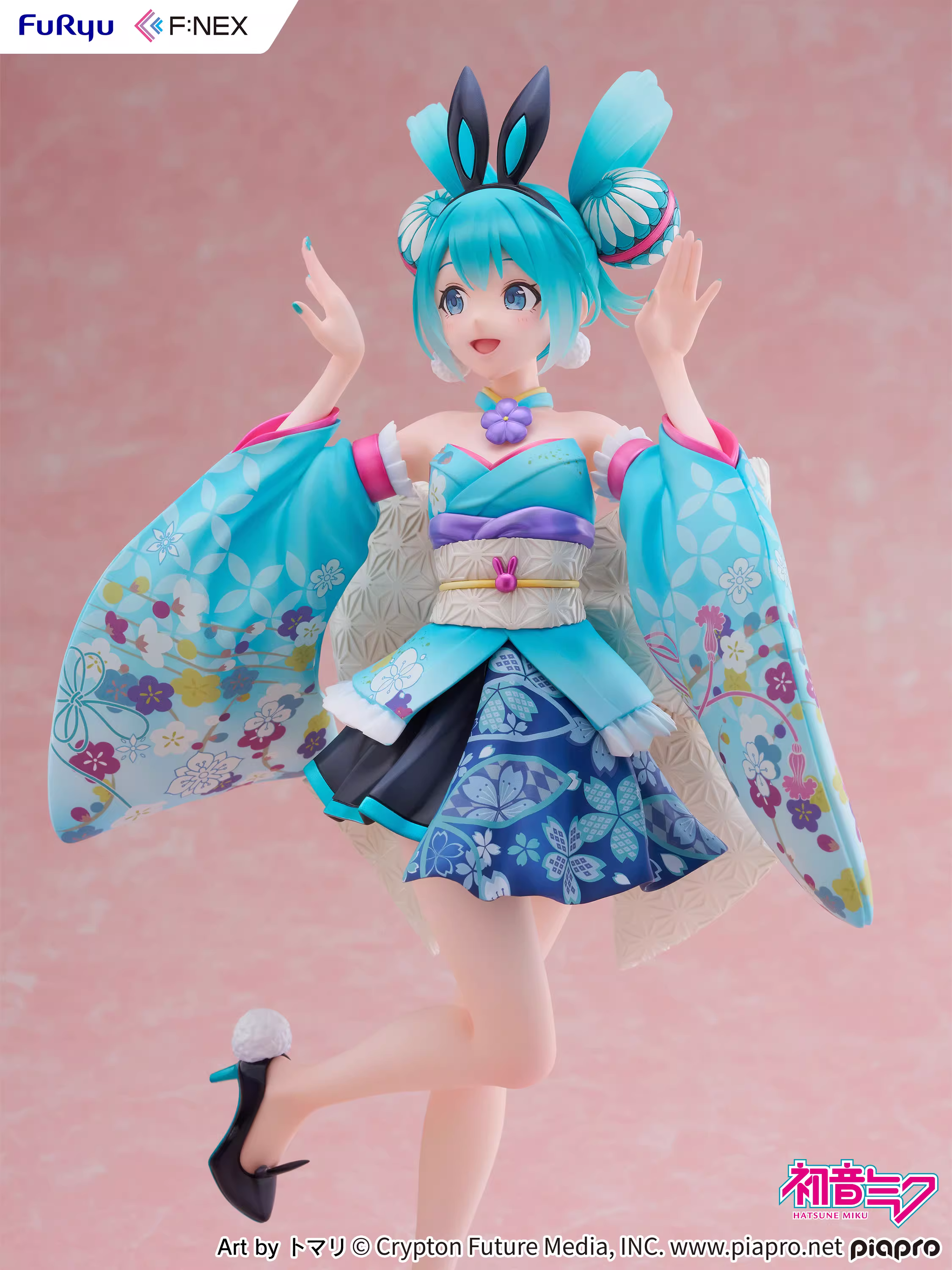 【Pre-sale】1/7 Scale Bunny Kimono Dressed Hatsune Miku–VOCALOID–F:NEX Studio