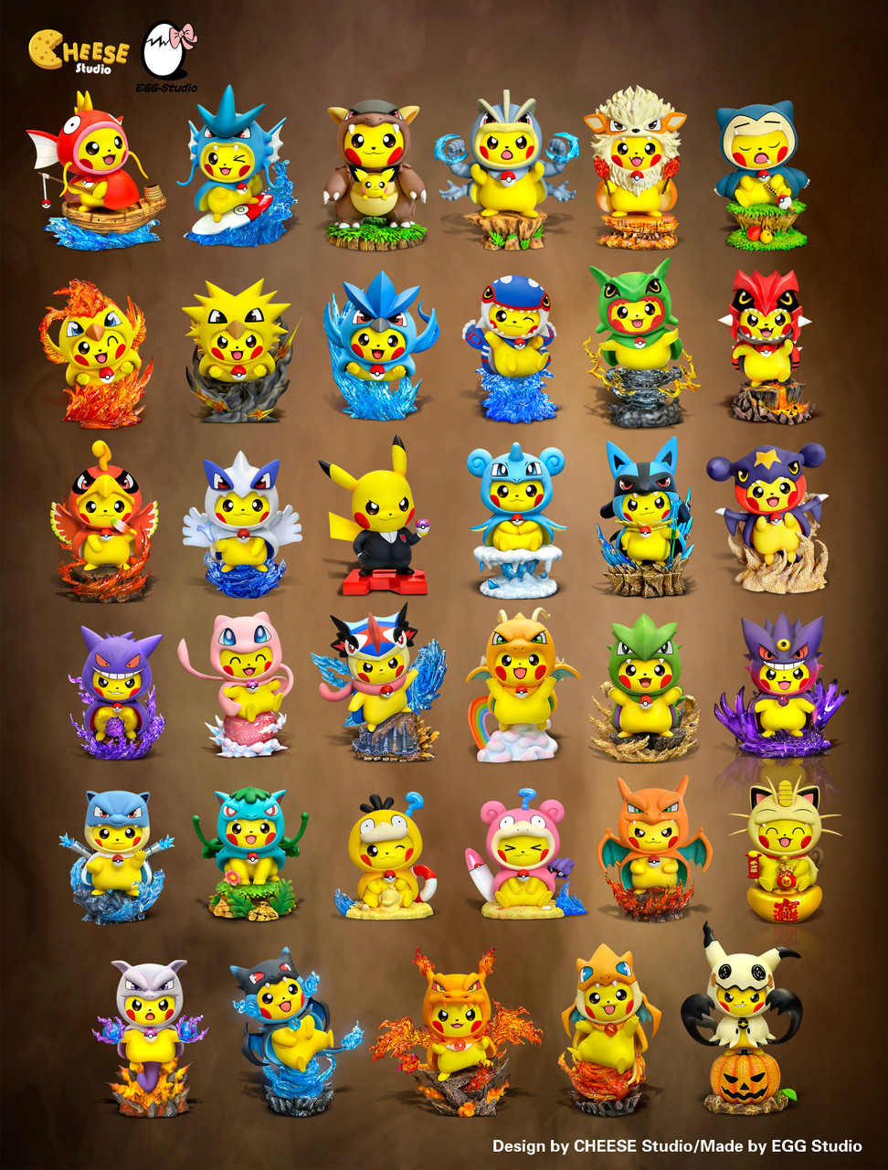 【Pre-sale】Pikachu cos Kangaskhan-Pokemon-CHEESE Studio & EGG Studio
