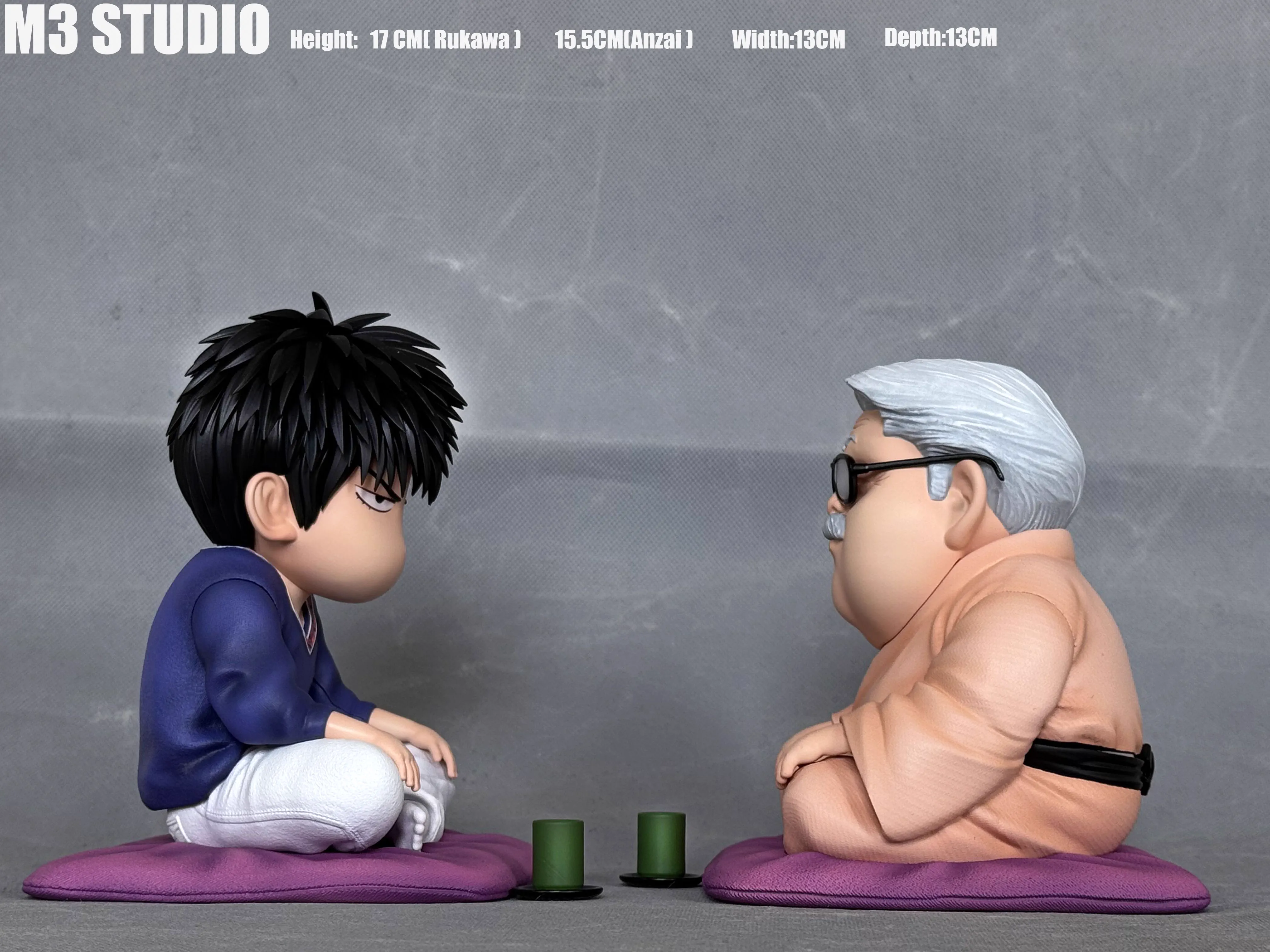 【Pre-sale】Q Version Rukawa Kaede & Mitsuyoshi Anzai-Slam Dunk-M3 Studio