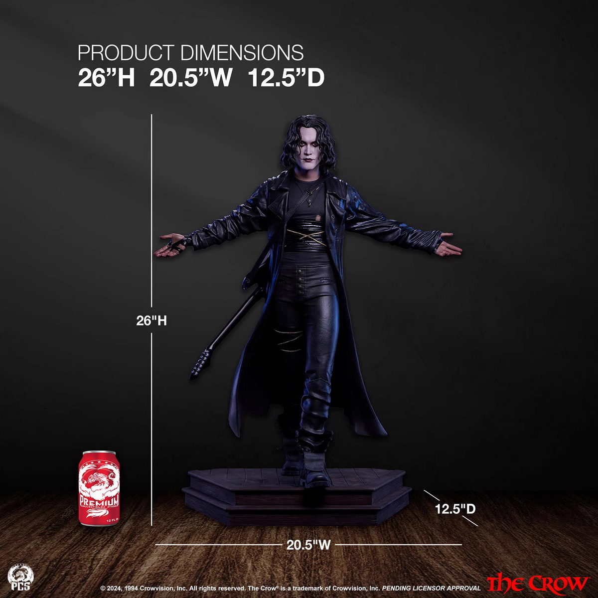 【Pre-sale】1/3 Scale The Crow-Other series-Sideshow x PCS Studio