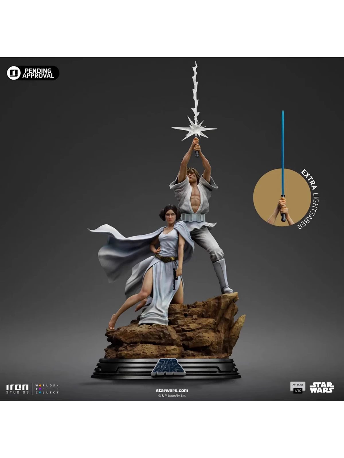 【Pre-sale】1/10 Scale Luc & Leia-Star Wars-Iron Studios