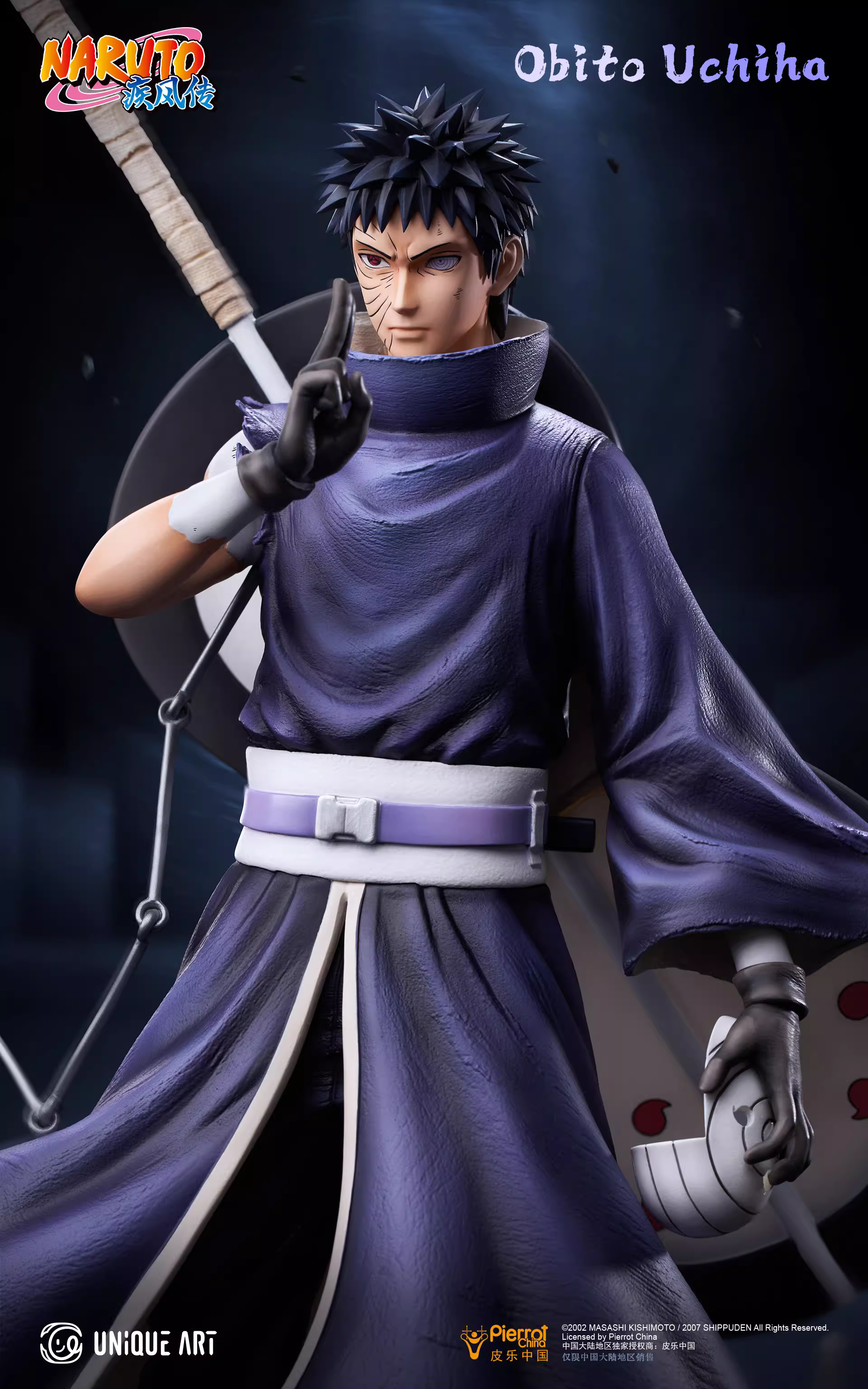 【Sold out】1/6 Scale Kakashi & Uchiha Obito-UNiQUE ART Studio