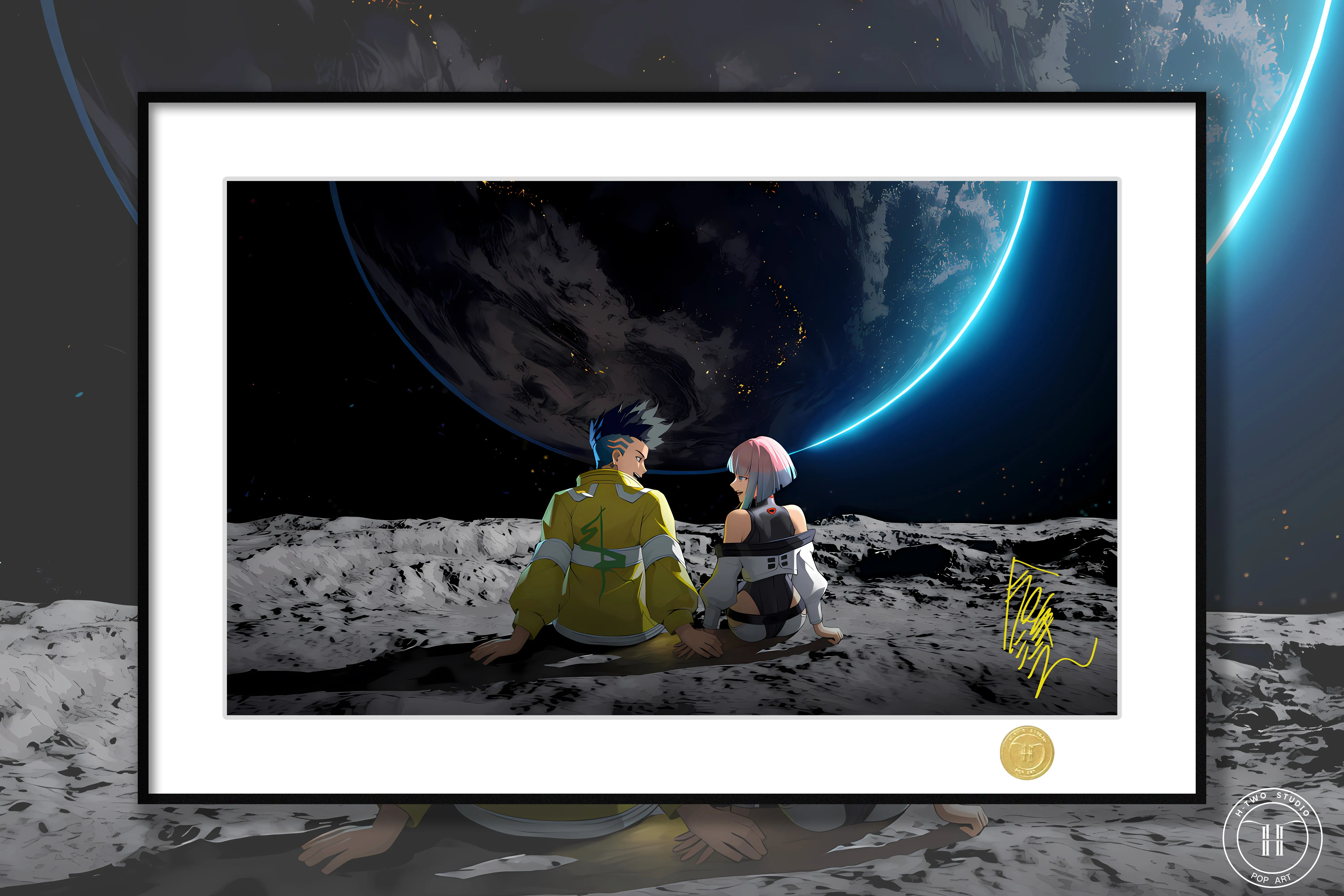 【Pre-sale】Decorative Painting of Luxy & David Martinez-Cyberpunk：Edgerunners-H2 Studio