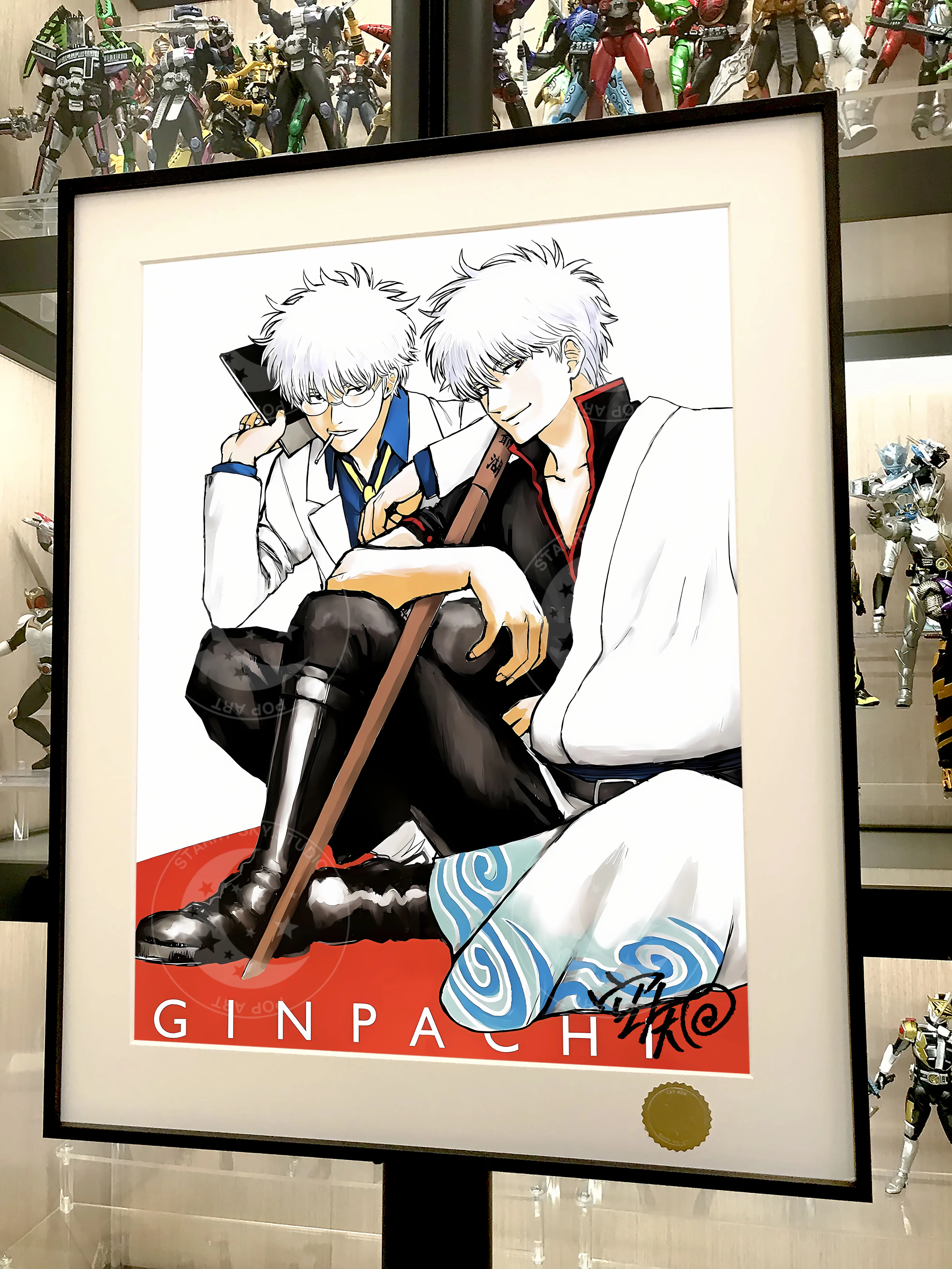 【Pre-sale】Decorative Painting of Gintoki Sakata & Sakata Ginpa-GINTAMA-XingKong Studio
