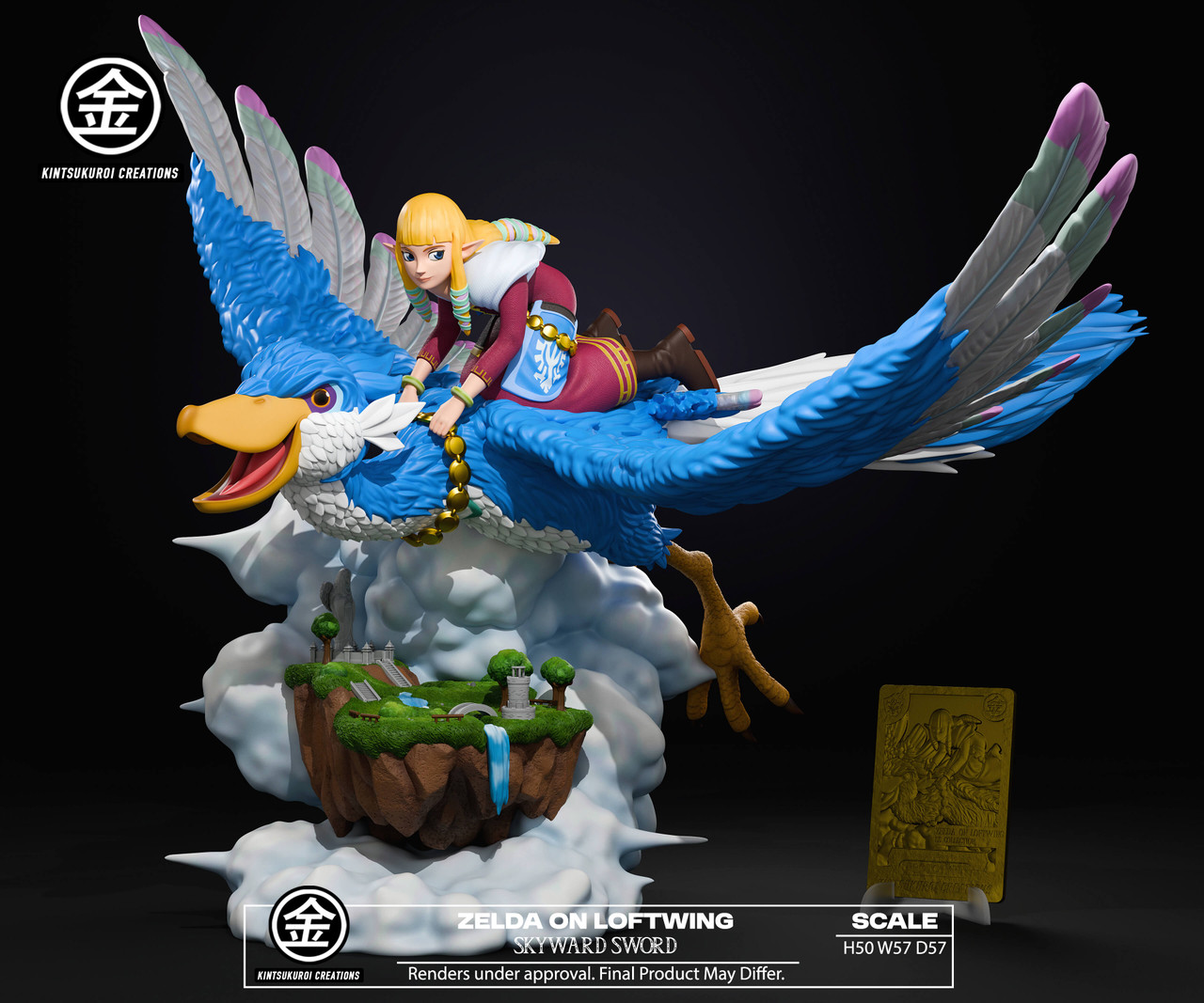 【Pre-sale】Zelda On Loftwing-The Legend of Zelda-Kintsukuroi Creations Studio
