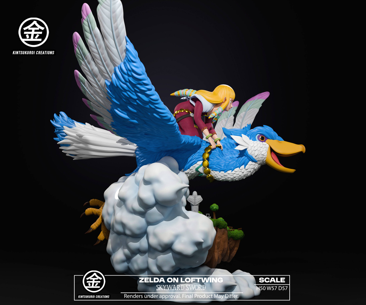 【Pre-sale】Zelda On Loftwing-The Legend of Zelda-Kintsukuroi Creations Studio
