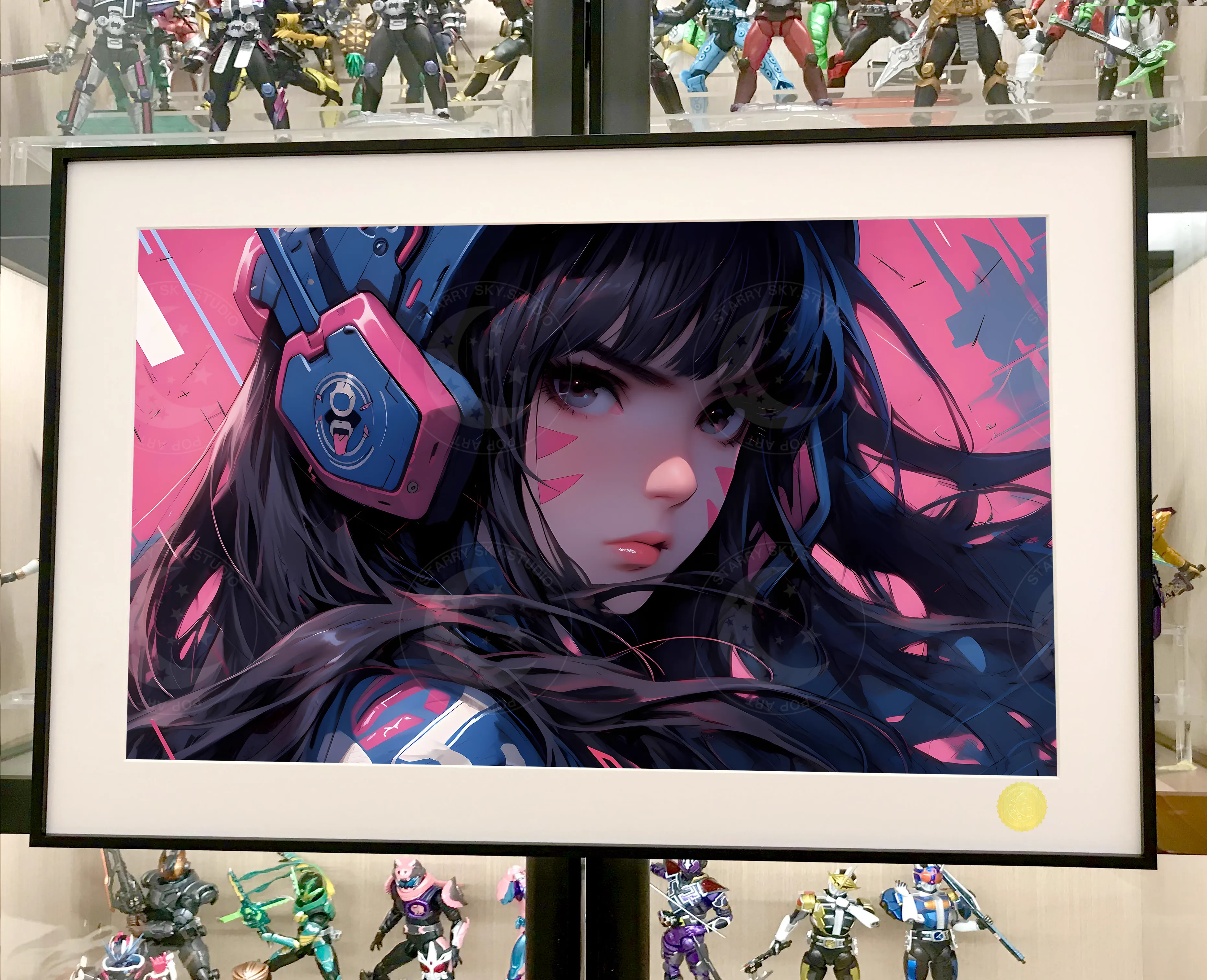 【Pre-sale】Decorative Painting of Esports Girl DVA-OVERWATCH-XingKong Studio