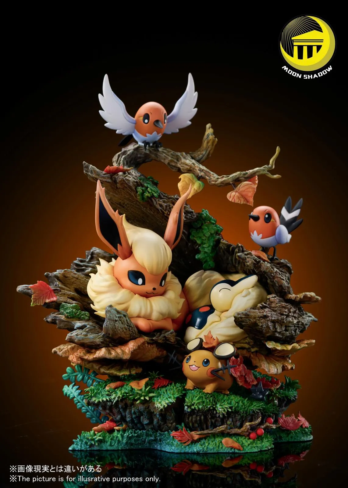 【Pre-sale】Natural Series Flareon & Cyndaquil & Dedenne & Fletchling-Pokemon-Moon Shadow Studios
