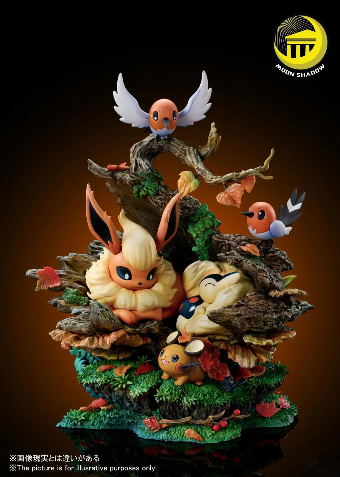 【Pre-sale】Natural Series Flareon & Cyndaquil & Dedenne & Fletchling-Pokemon-Moon Shadow Studios