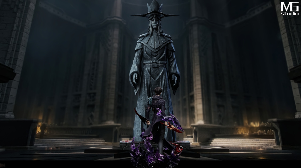 【Pre-sale】1/6 Scale Standing Divine Statue Boss with LED-Self Leveling-MG Studio