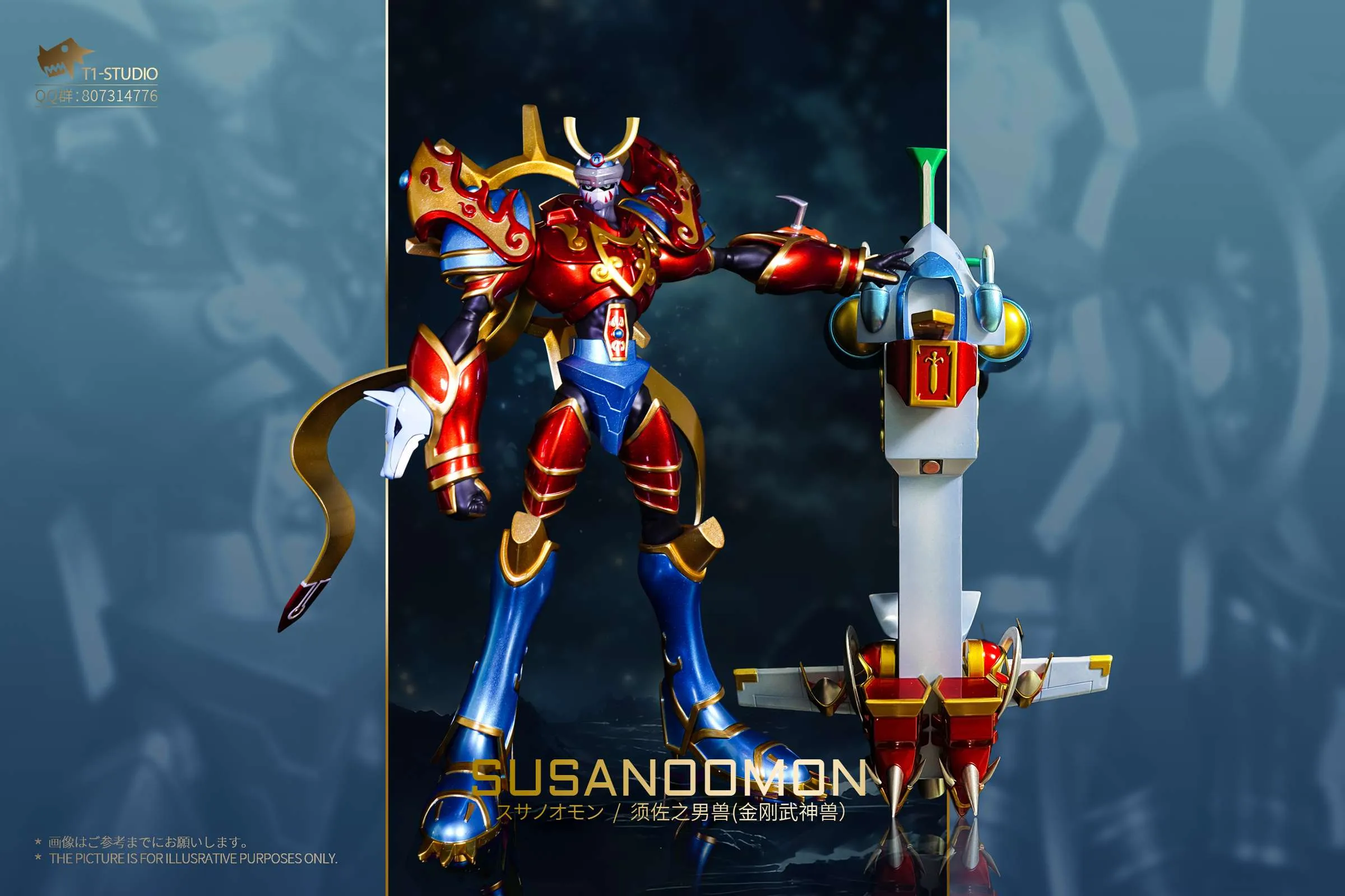 【Pre-sale】Susanoomon & ZERO-ARMS Orochi-Digimon-T1 Studio