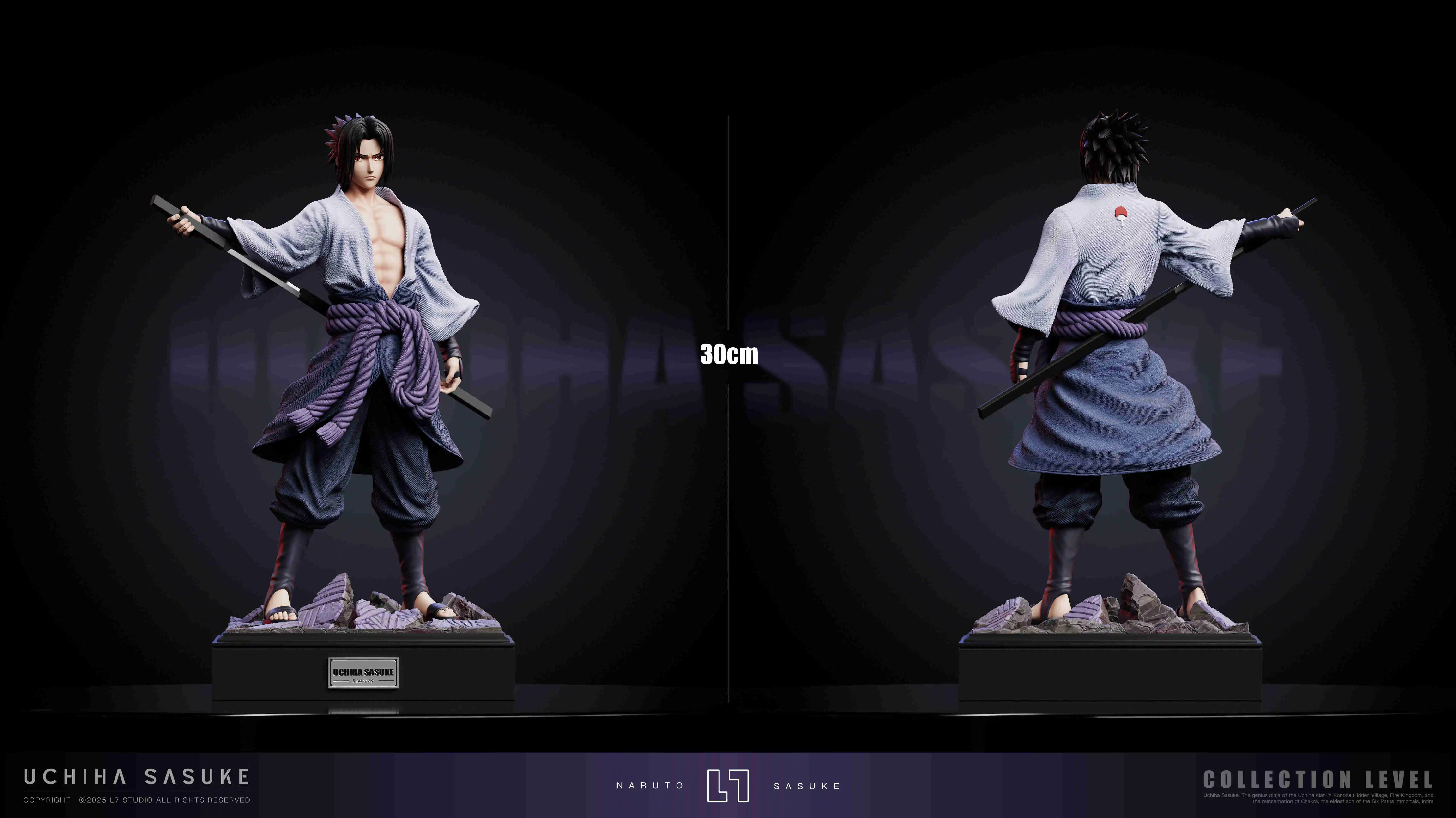 【Sold out】1/6 Scale White Cloth UCHIHA SASUKE-L7 Studio