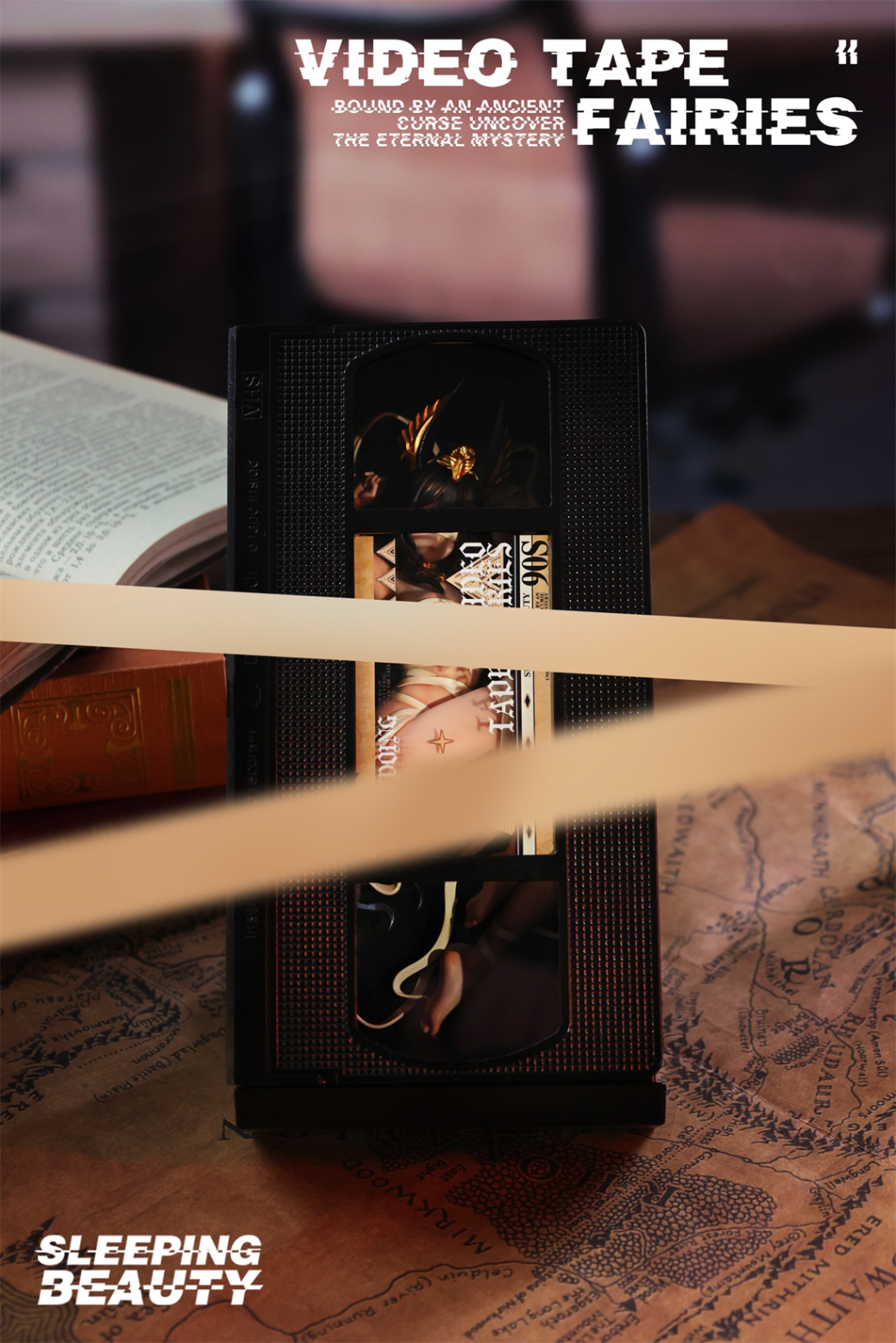 【Sold out】Sleeping Beauty Video Tape Fairies Memory Reel & Golden Deity-Original Design-WeArtDoing Studio