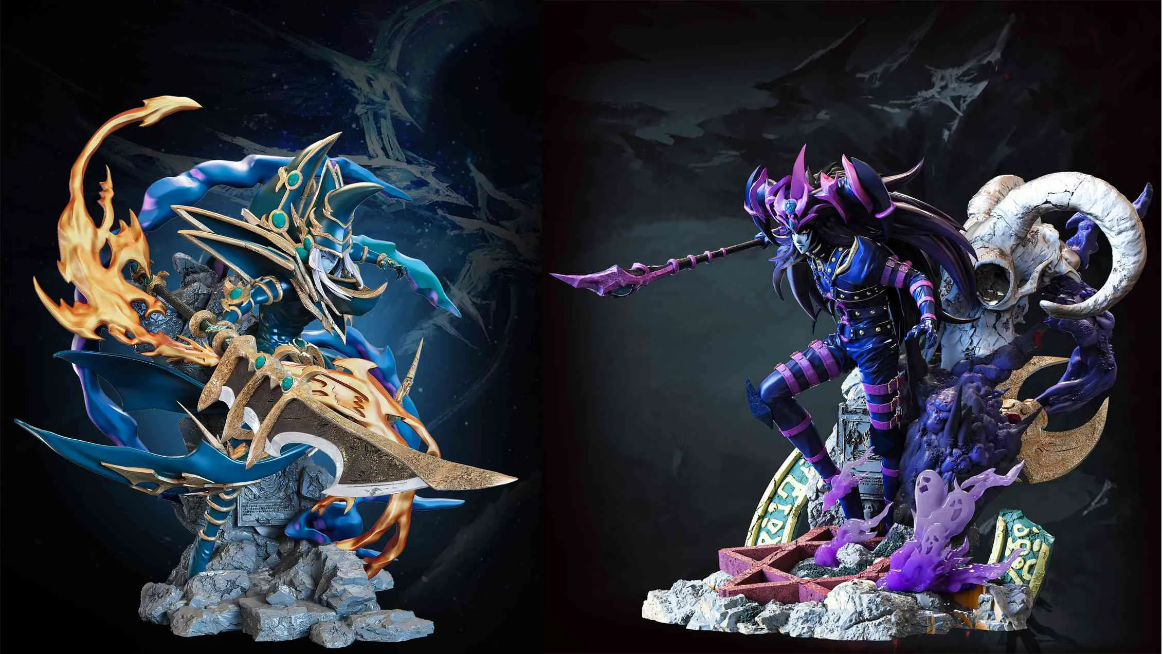 【Sold out】1/7 Scale Dark Paladin & Dark Magician of Chaos-Duel Monsters/Yu-Gi-Oh!-WASP Studio
