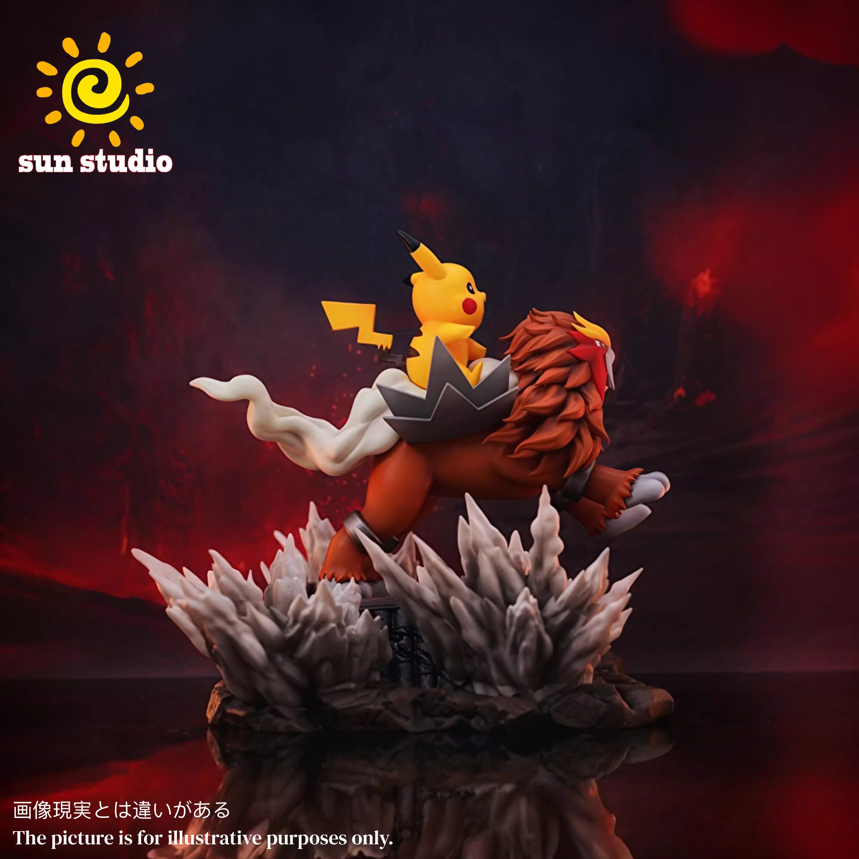 【Pre-sale】Pikachu with Entei-Pokemon-SUN studio