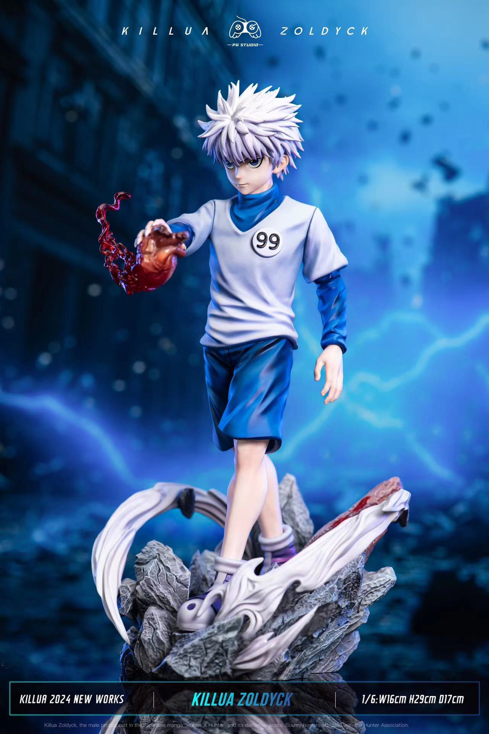 【Pre-sale】1/6 Scale Killua Zoldyck with Heart-HUNTER X HUNTER-PG Studio