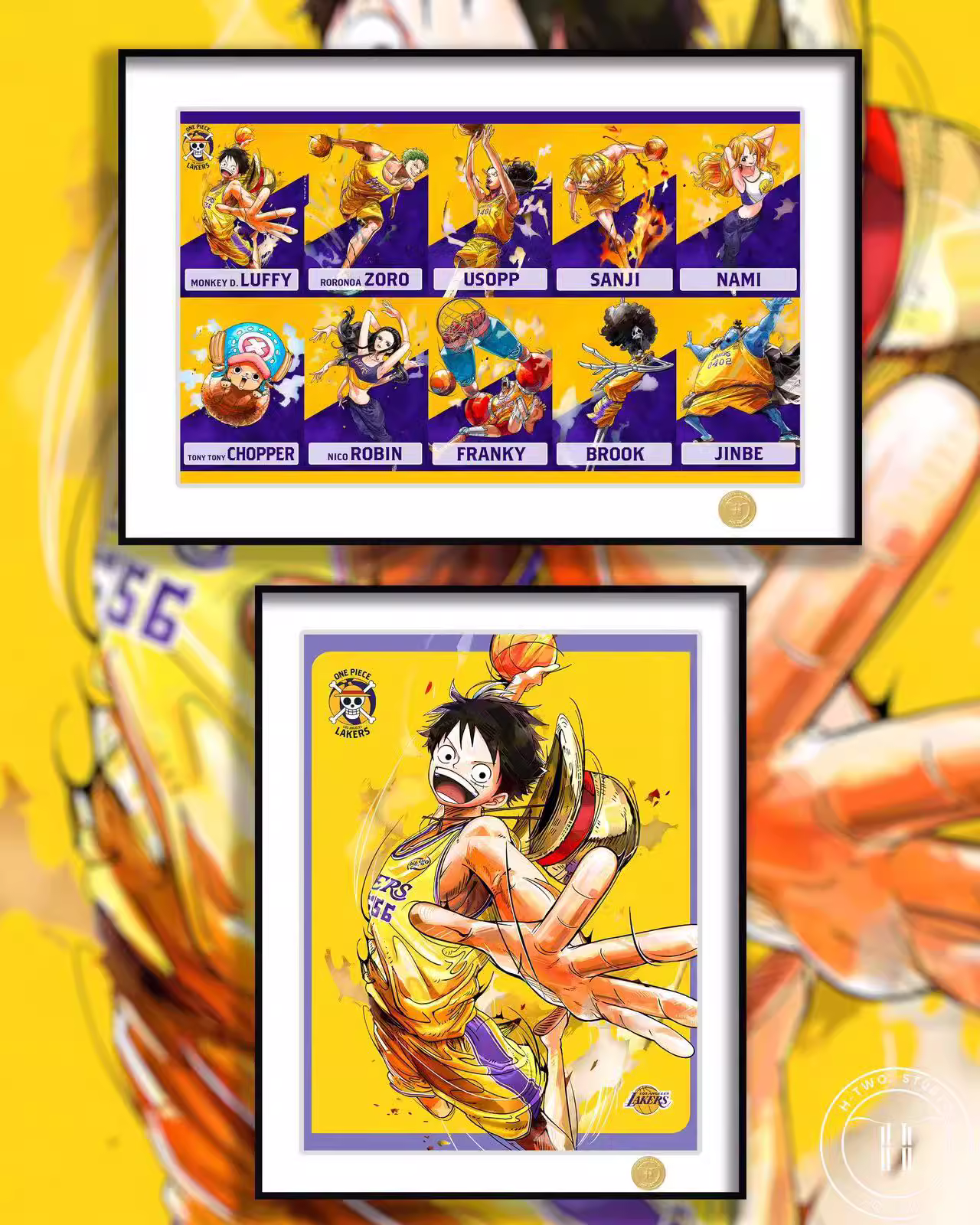 【Pre-sale】Decorative Painting of Basketball The Straw Hats–H2 Studio