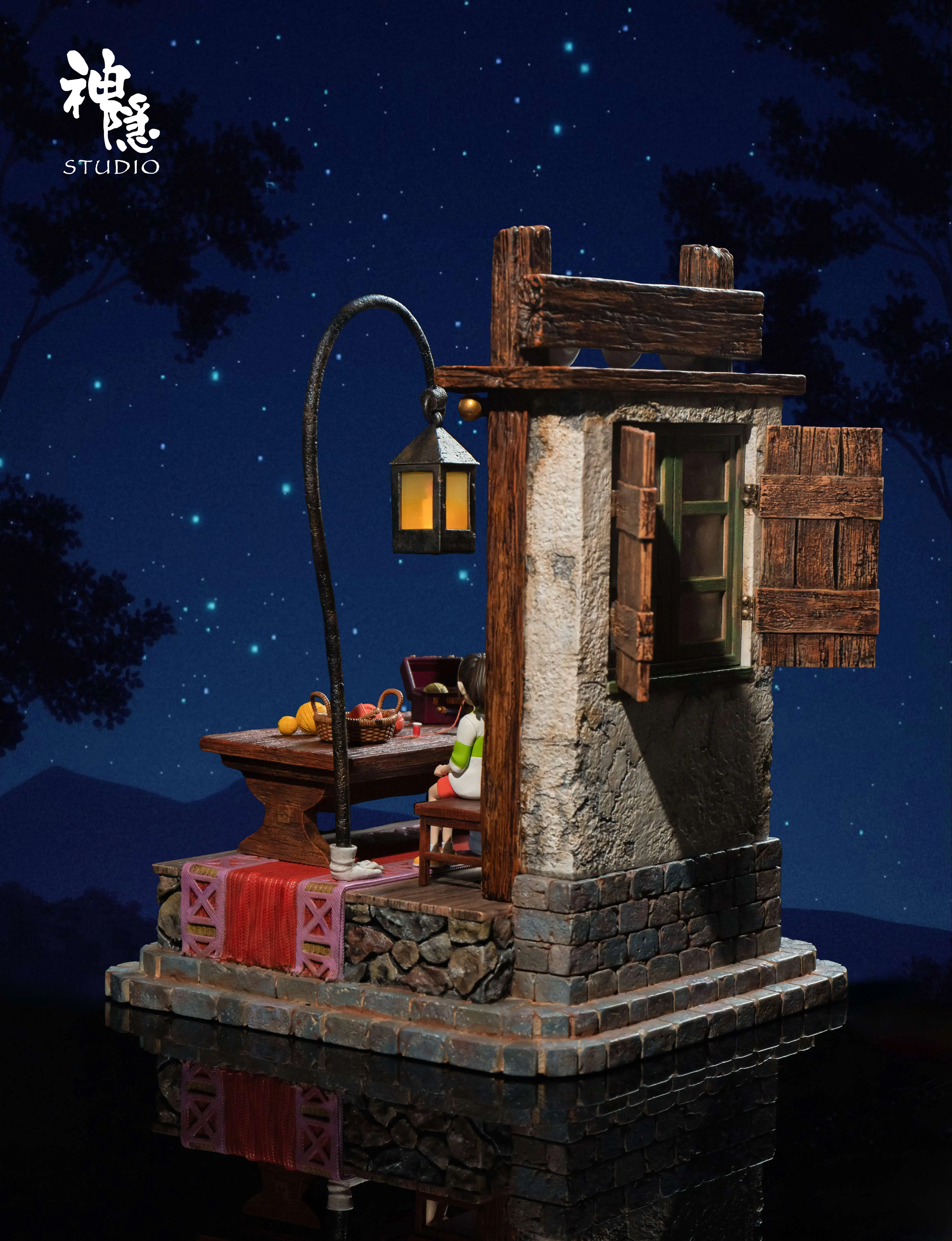 【Pre-sale】Chihiro Ogino & Kaonashi with LED-Spirited Away-ShenYin Studio