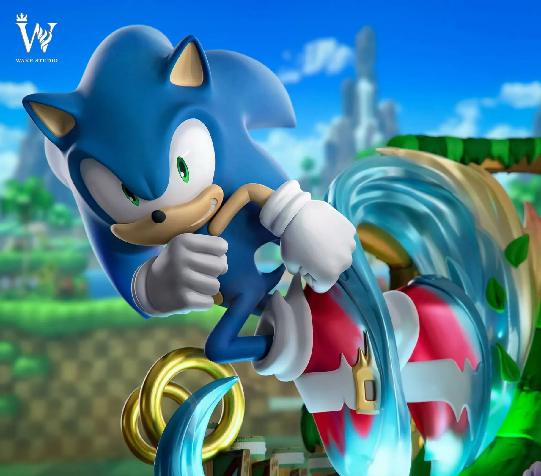 【Last one】Sonic the Hedgehog with LED-Sonic Generations-Wake Studio