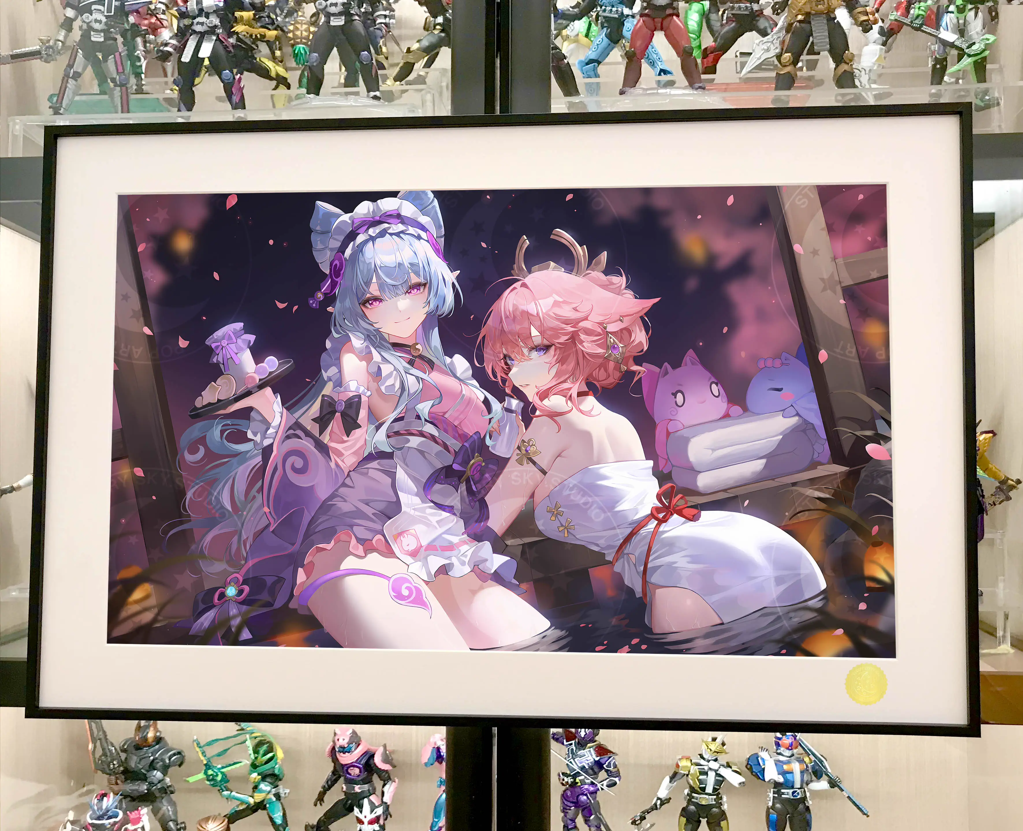 【Pre-sale】Decorative Painting of Yumemizuki Mizuki and Yae Miko-Genshin Impact-XingKong Studio