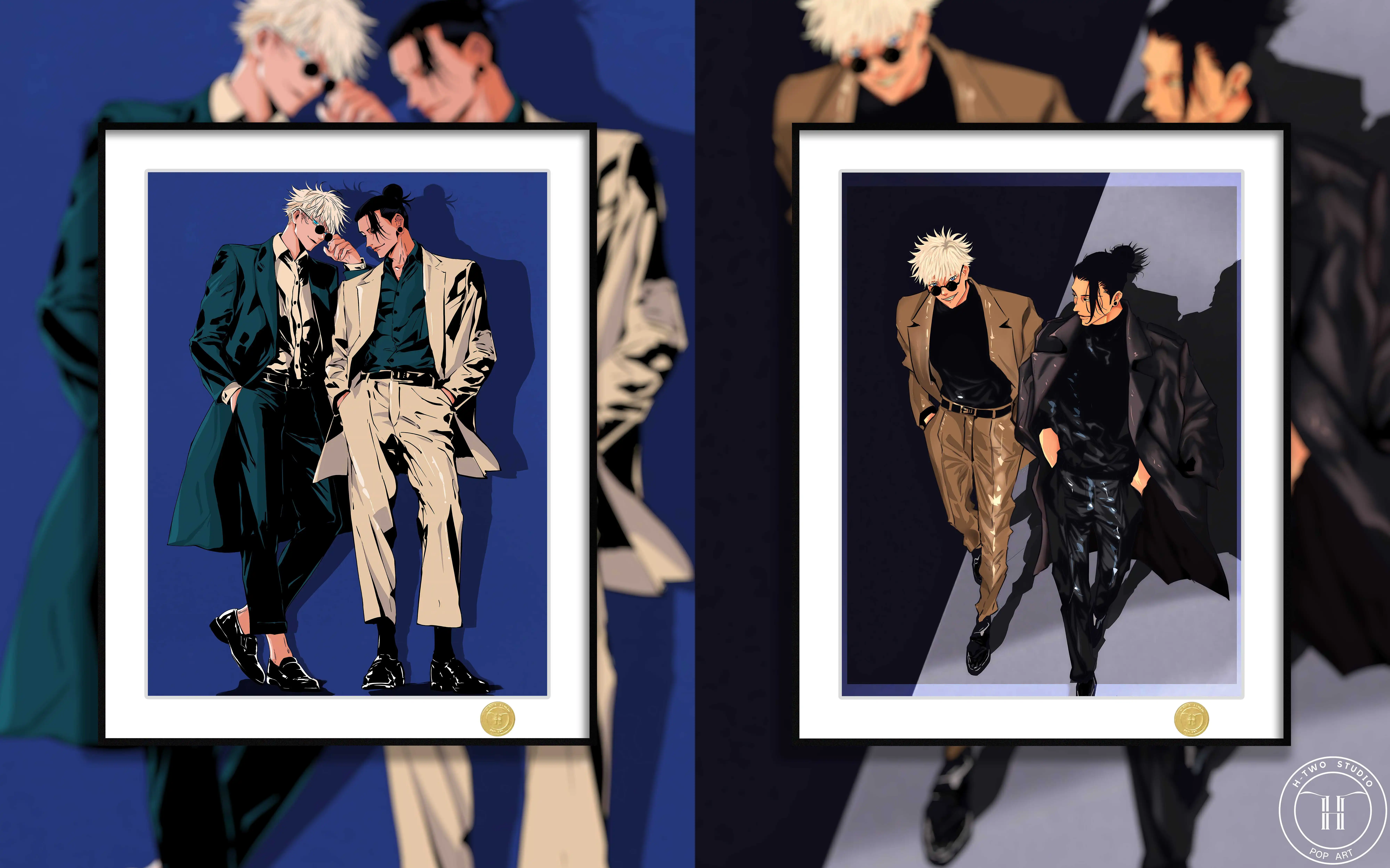 【Pre-sale】Decorative Painting of Gojo and Geto-H2 Studio