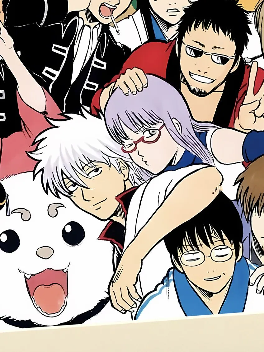 【Pre-sale】Decorative Painting of Yorozuya Family Portrait-GINTAMA-XingKong Studio