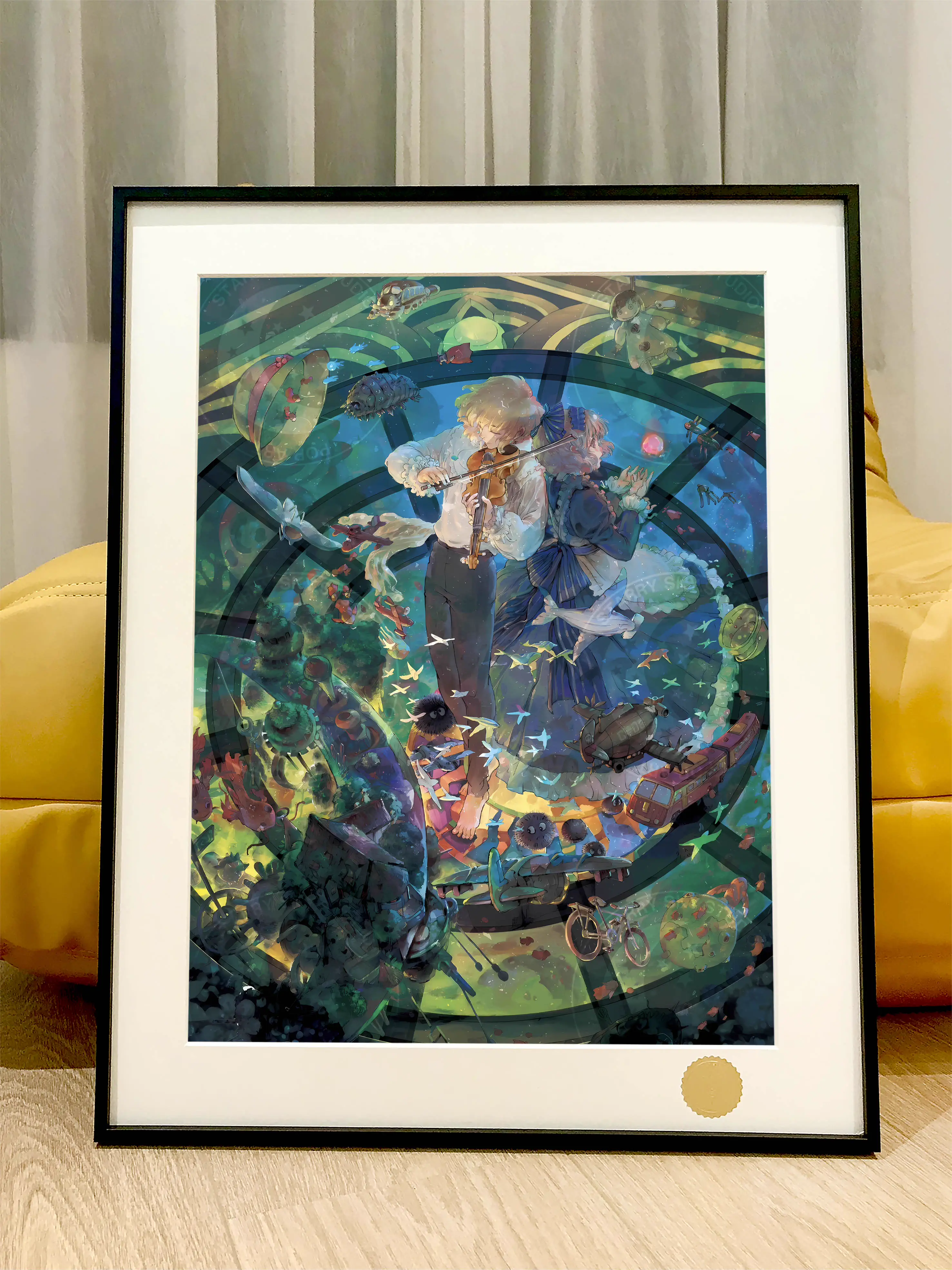 【Pre-sale】Decorative Painting of Howl's Moving Castle and Spirited Away-Studio Ghibli-XingKong Studio