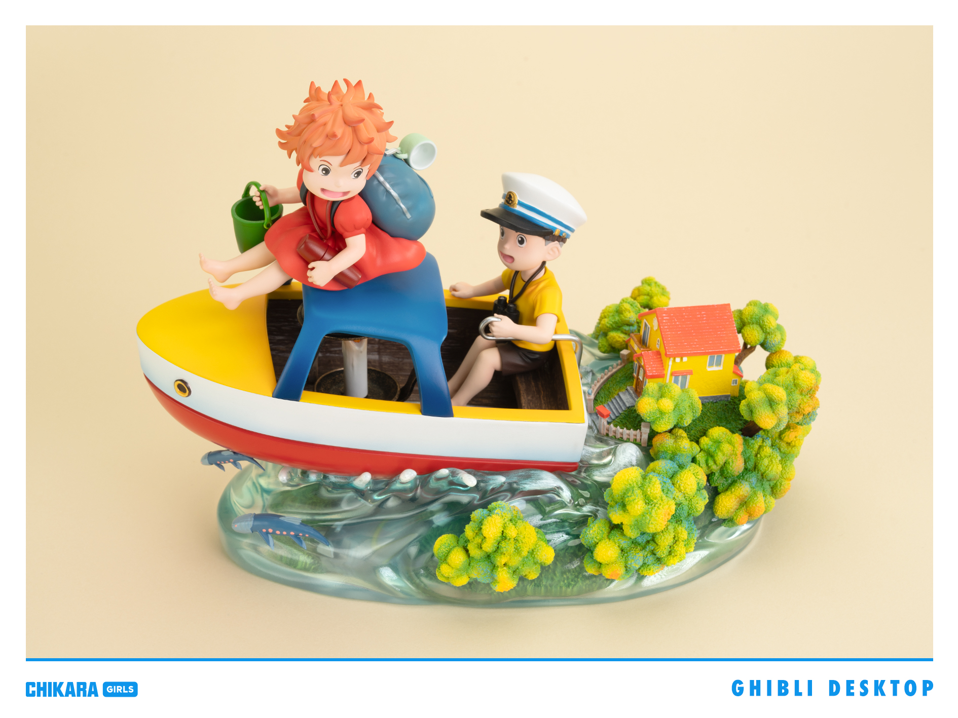 【Pre-sale】Ponyo and Sousuke-Ponyo on the Cliff-CHIKARA Studio