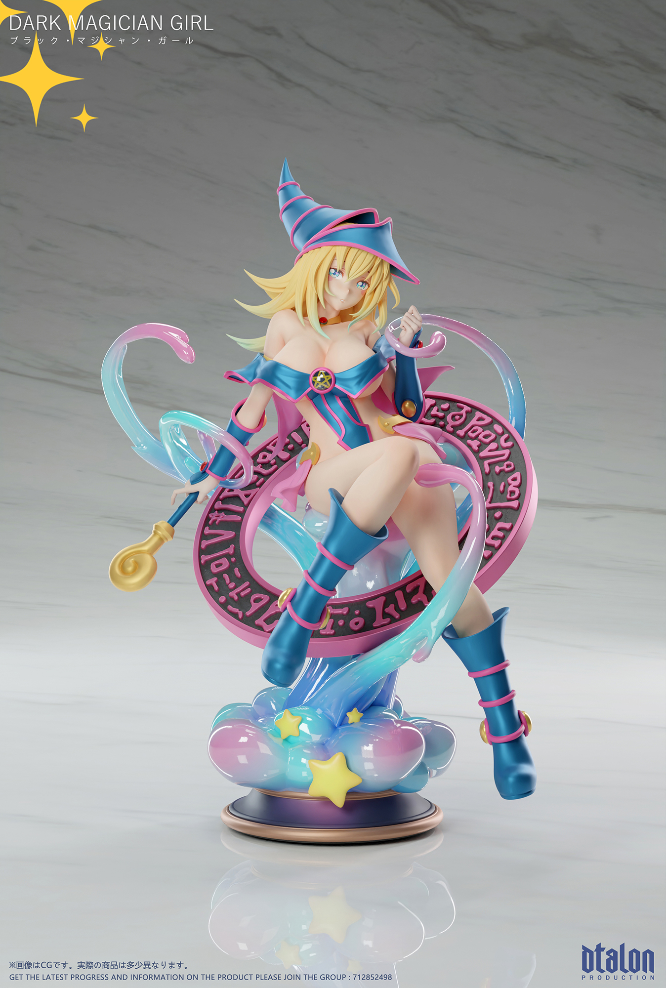 【Sold out】1/6 Scale Dark Magician Girl-Yu-Gi-Oh! Duel Monsters-Dtalon Studio