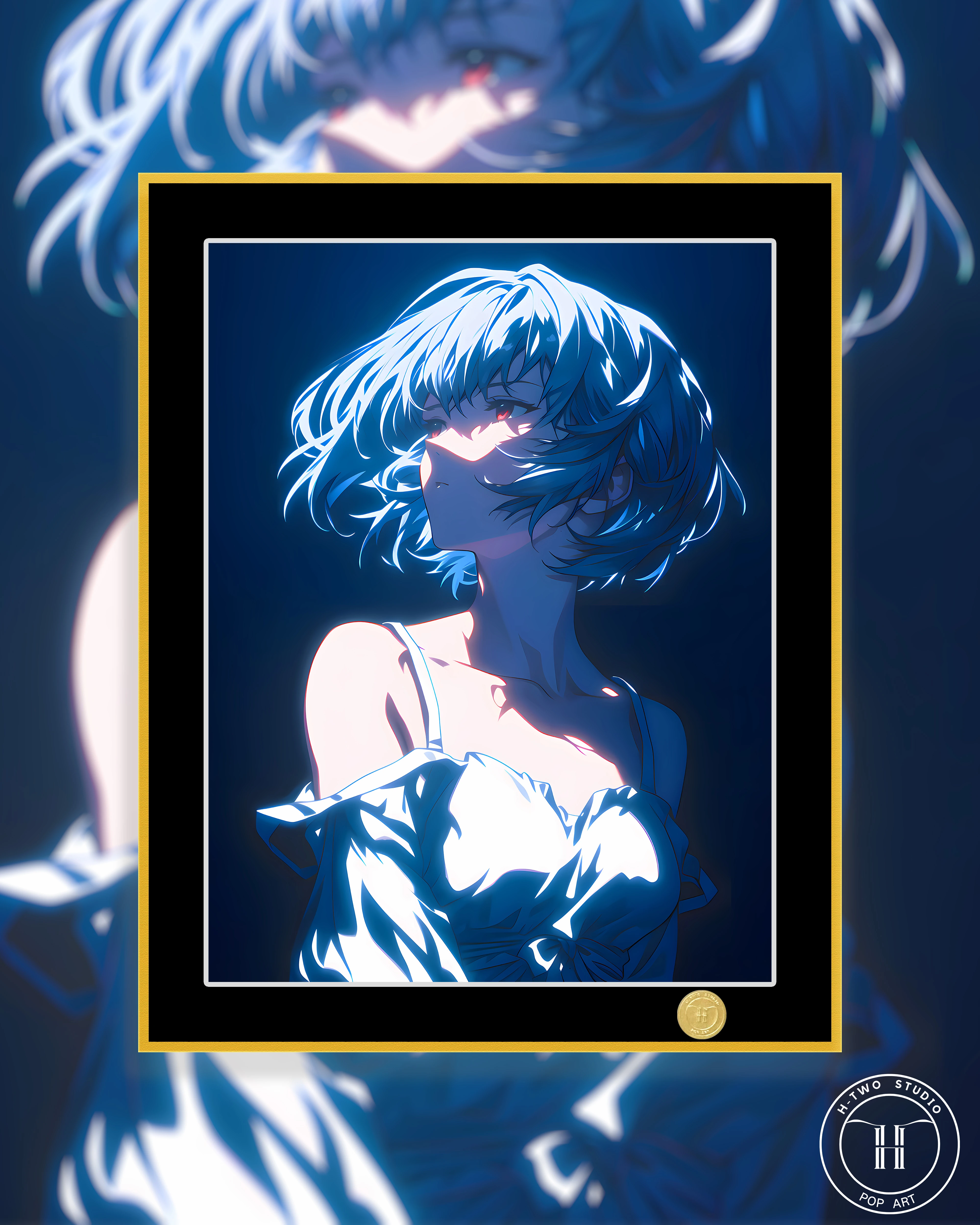 【Pre-sale】Decorative Painting of Ayanami Rei-EVA-H2 Studio