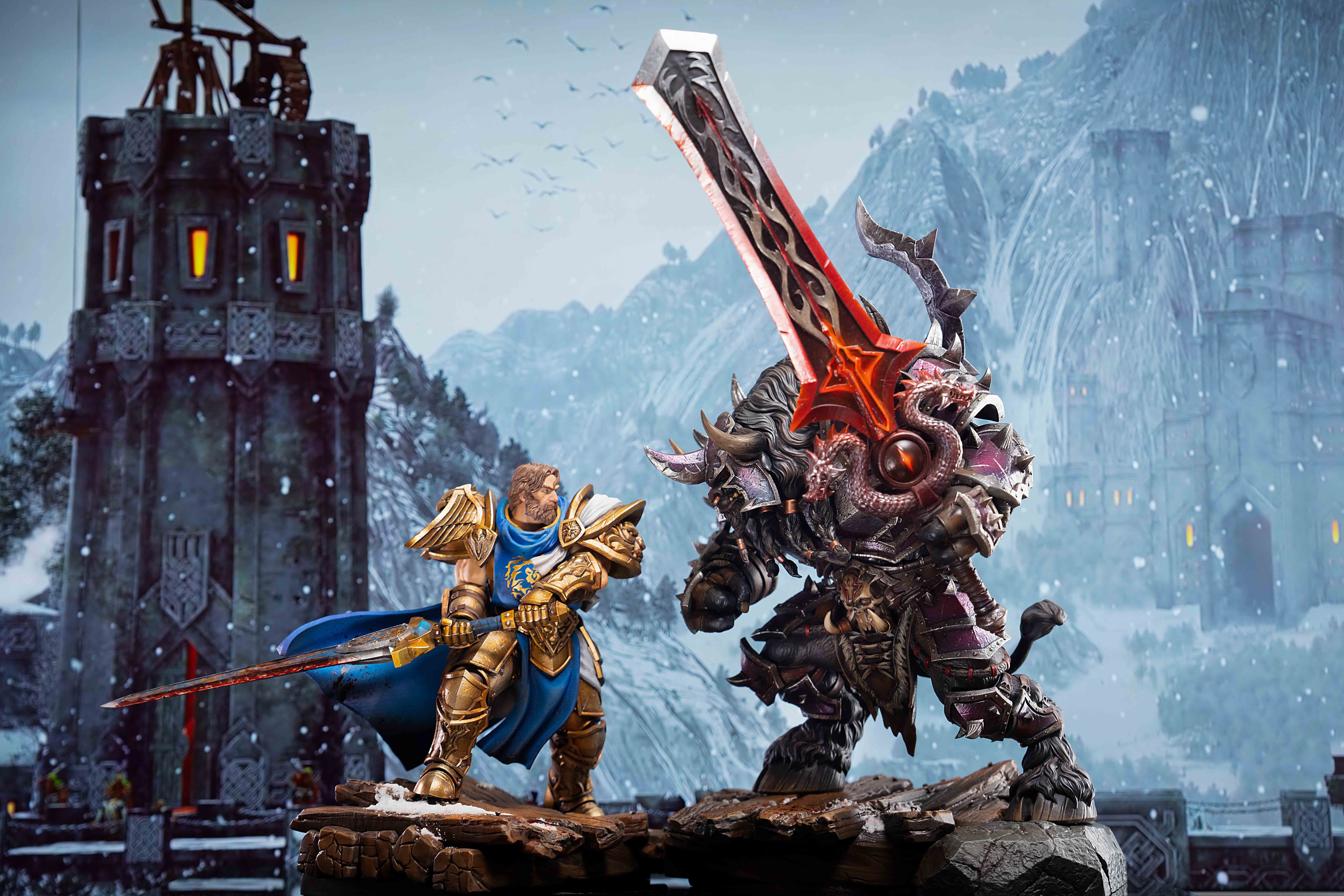 【Sold out】1/8 Scale 001 Human Marshal VS Tauren Commander-Other Series-ChaoLu Studio