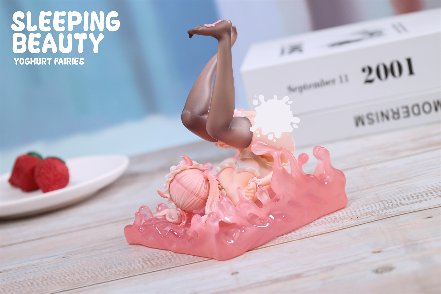 【Sold out】Milk Fairies-Milky Mirage and Yoghurt Fairies-Strawberry Dreamscape-Original Design-WeArtDoing Studio