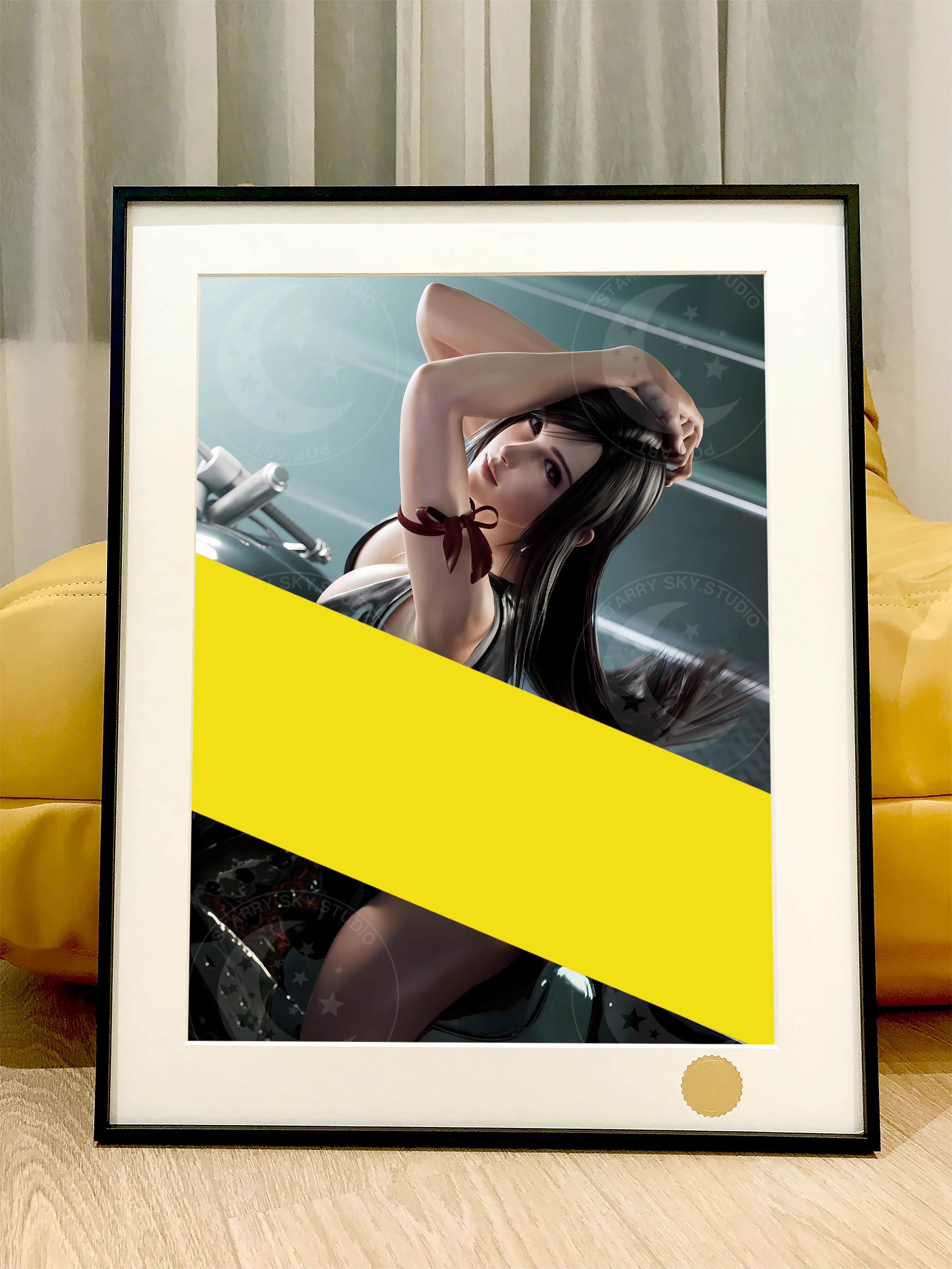 【Pre-sale】Decorative Painting of Locomotive Tifa-Final Fantasy-XingKong Studio