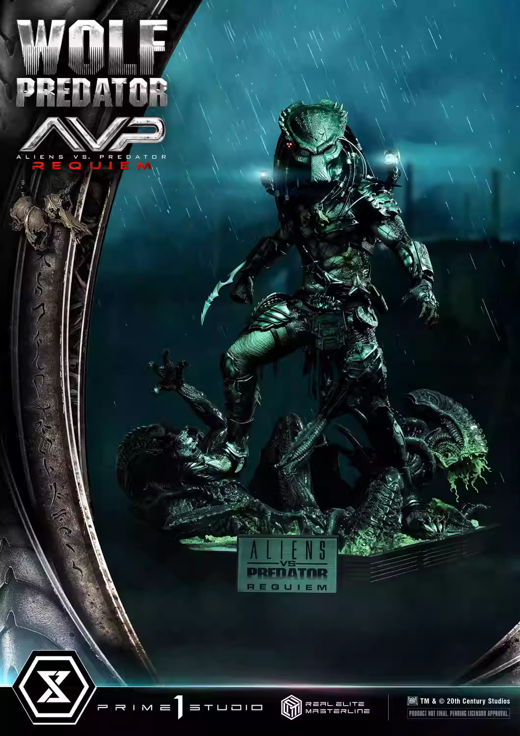 【Pre-sale】1/3 Scale Wolf Predator-Aliens vs Predator-Requiem-Prime 1 Studio