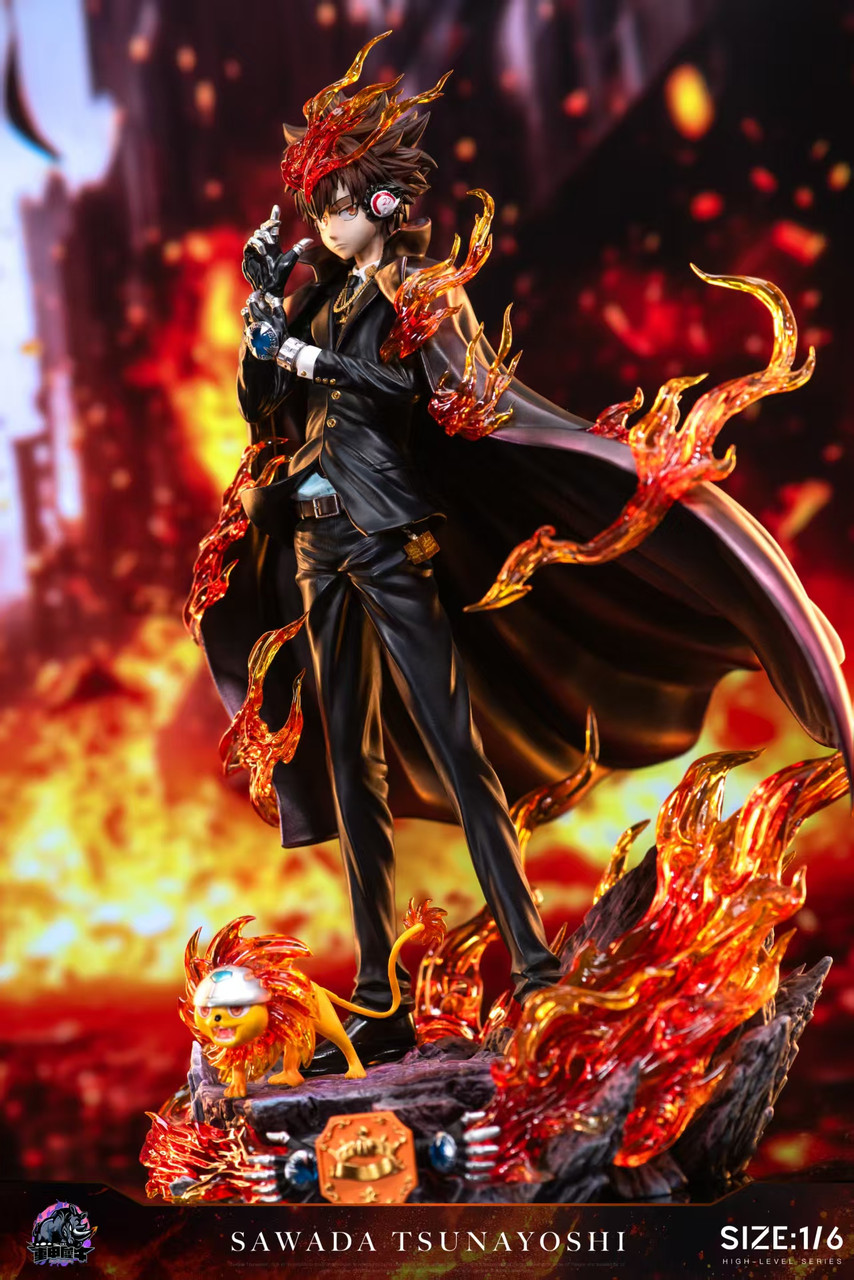 【Pre-sale】1/6 Scale Sawada Tsunayoshi with LED-HITMAN REBORN!-Rhinoceros Studio