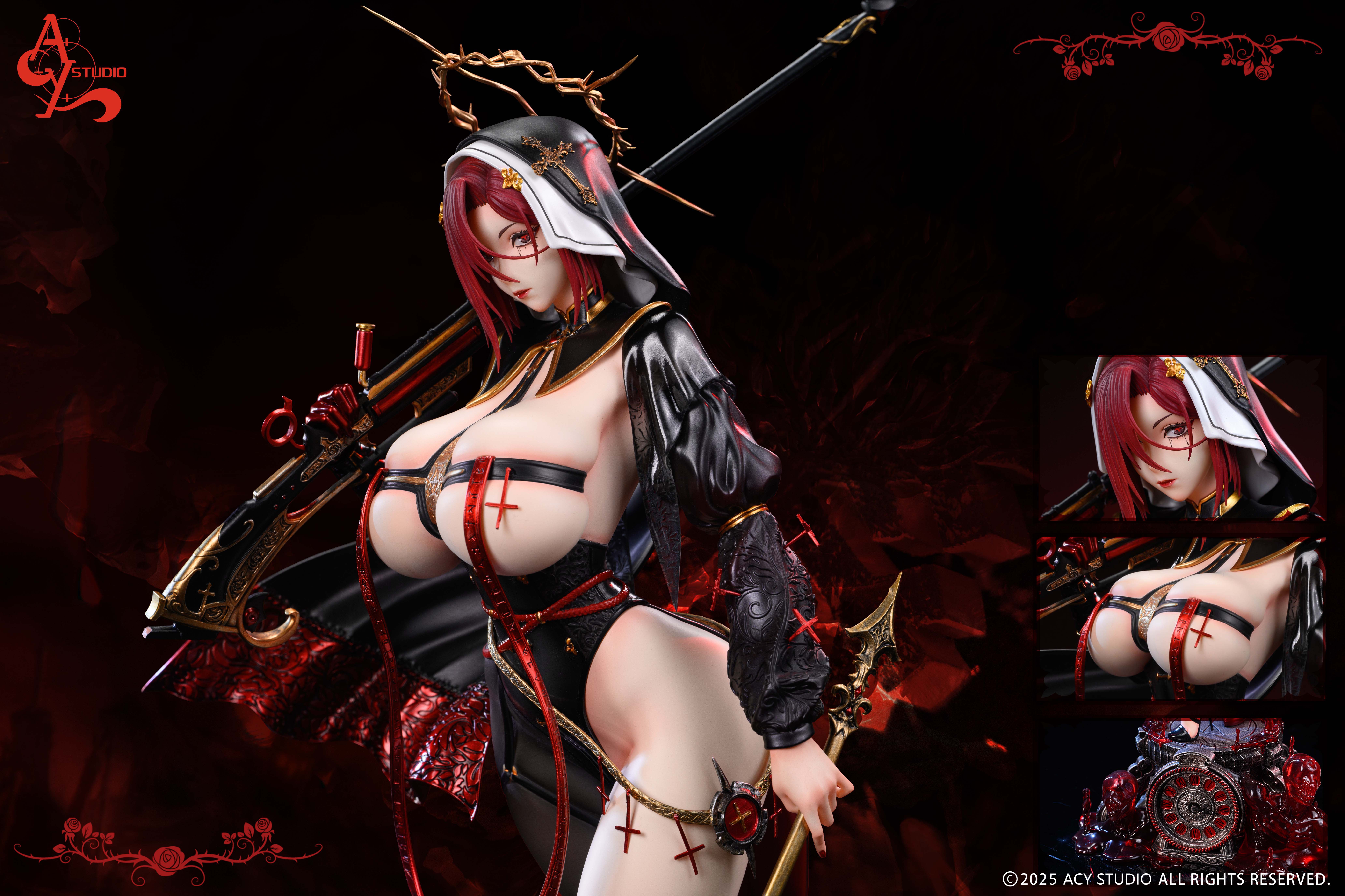 【Pre-sale】1/4 Scale Battle Nun-Original Design-Acy Studio