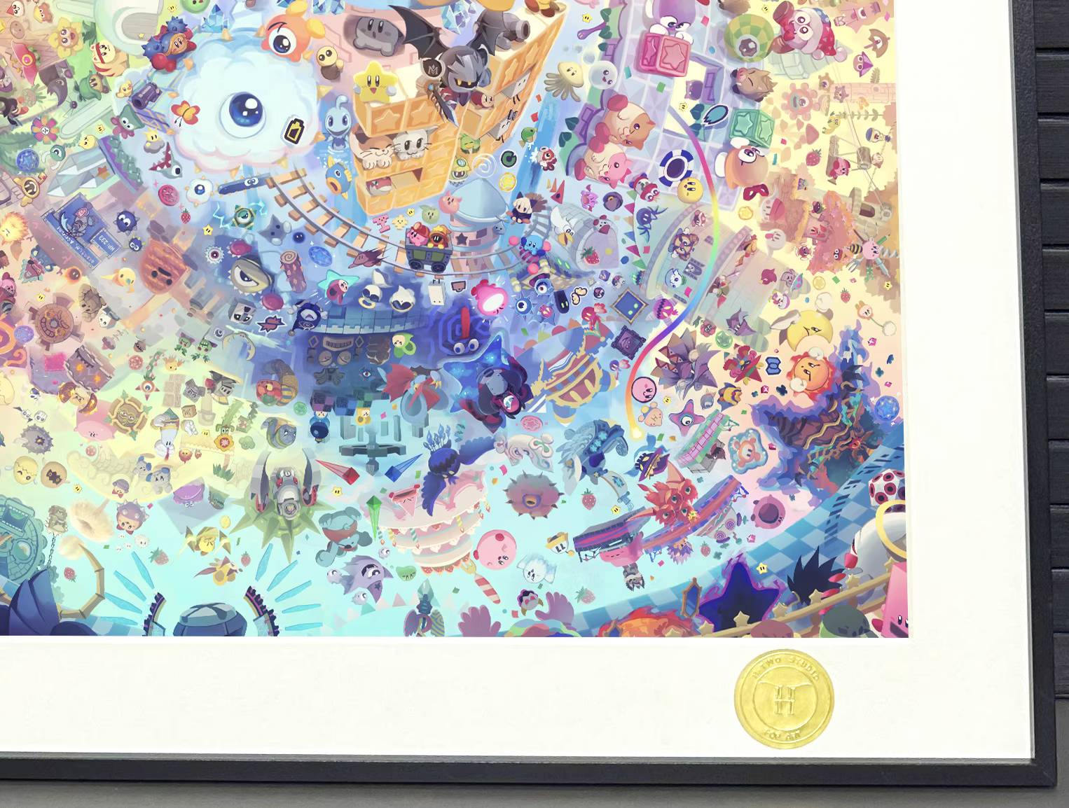 【Pre-sale】Decorative Painting of Kirby-Pokemon-H2 Studio