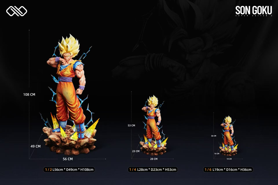 【Pre-sale】1/6, 1/2 and 1/4 Scale SS2 Goku-Infinite Studio