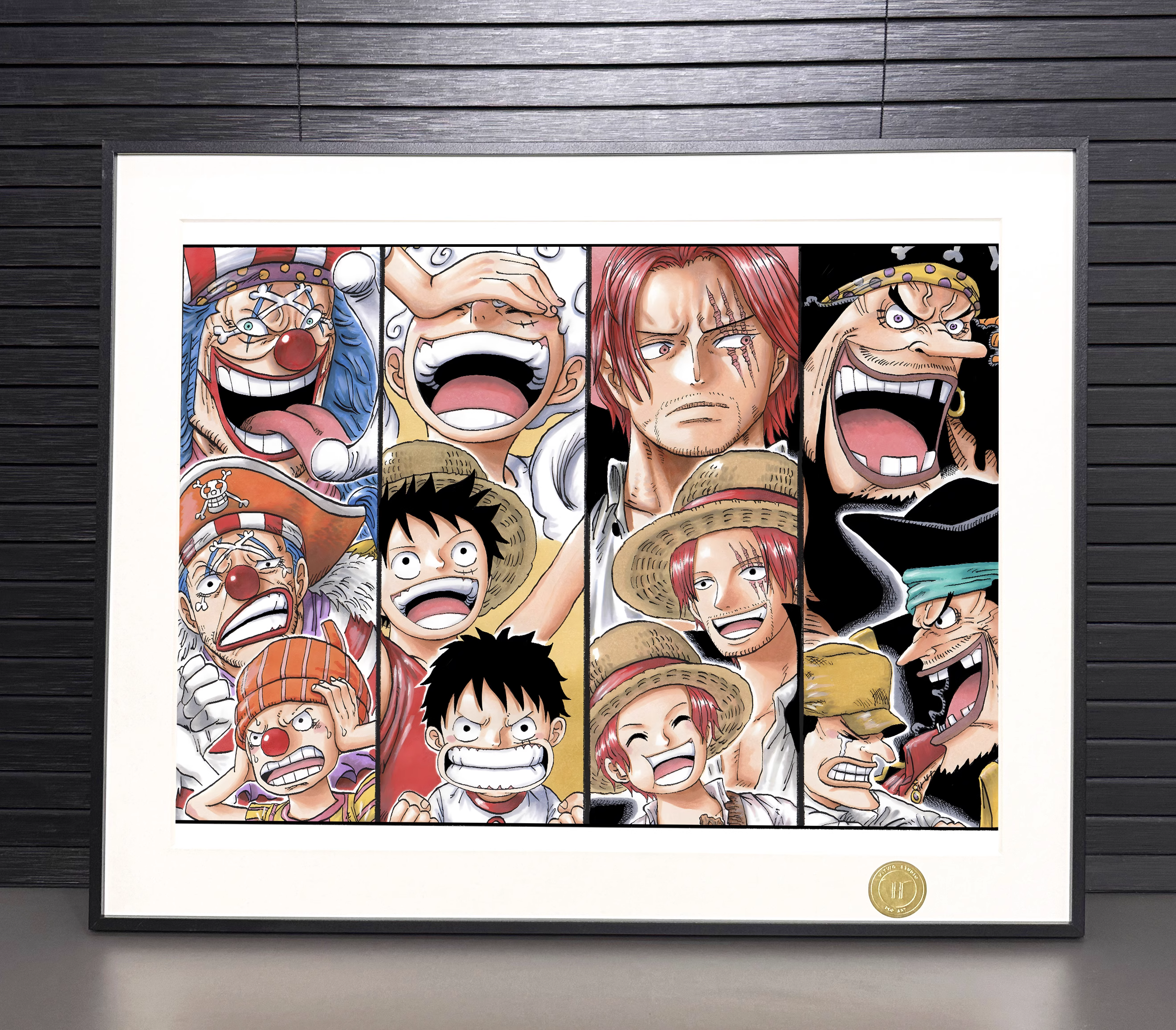 【Pre-sale】Decorative Painting of Four Characters-H2 Studio