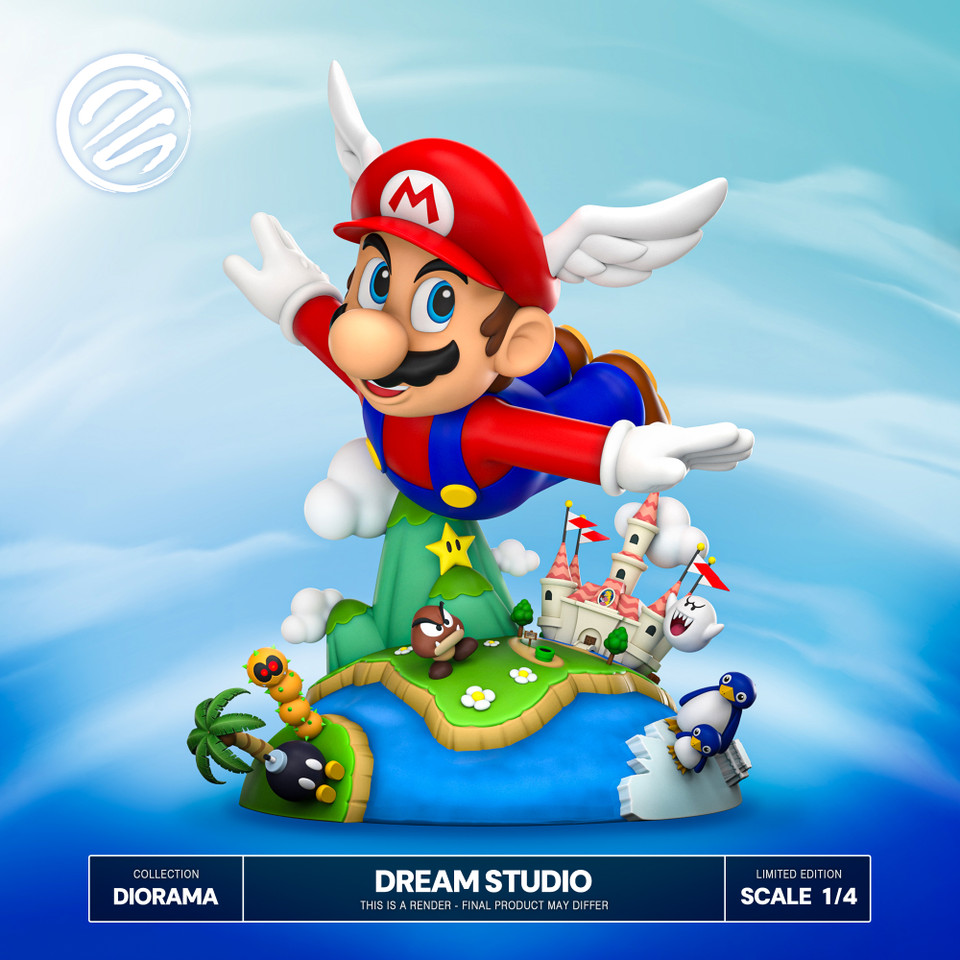 【Pre-sale】1/4 Scale Super Mario 64-Super Mario-Dream Studio