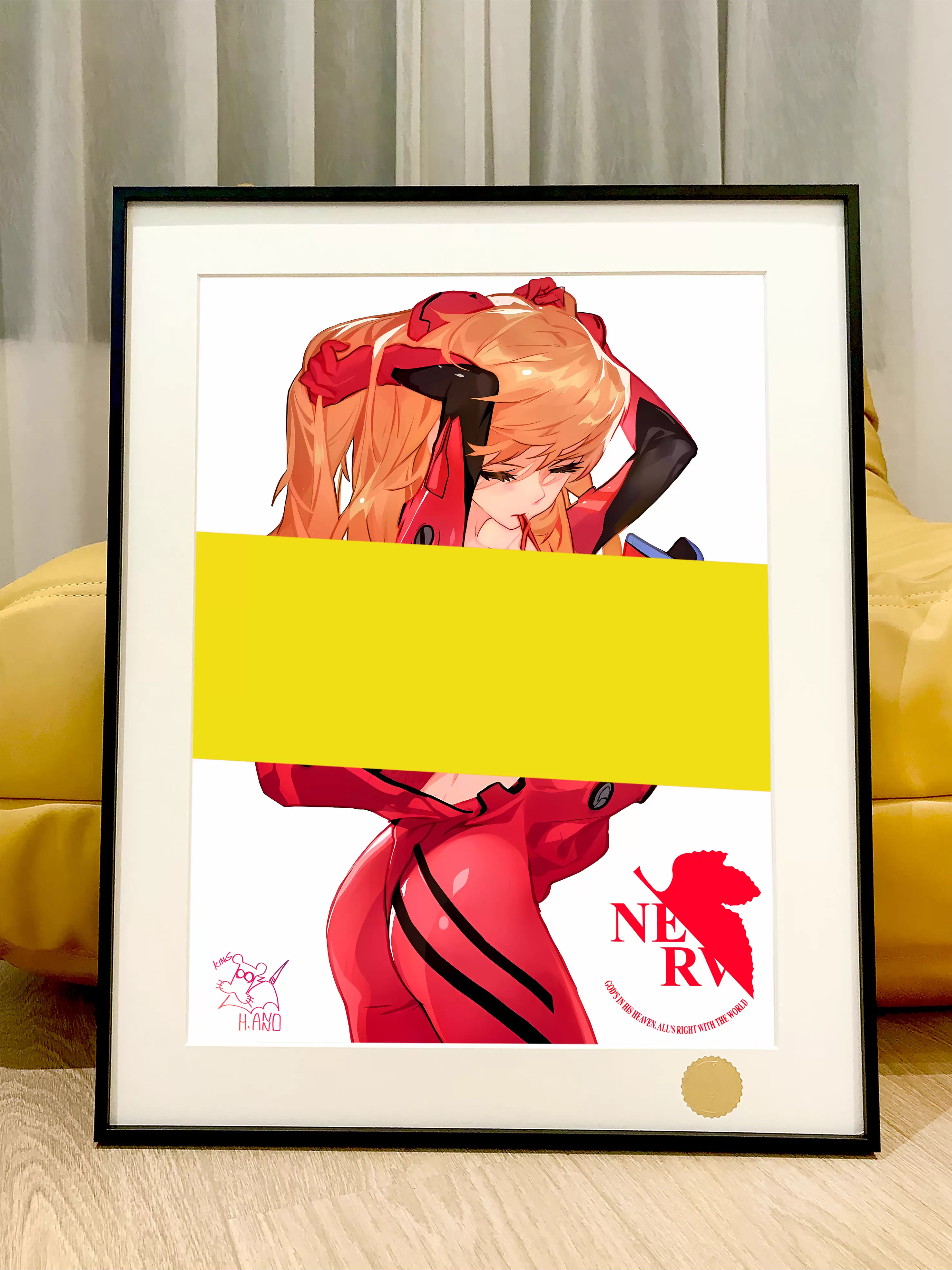 【Pre-sale】Decorative Painting of Asuka Langley Soryu-(EVA) EVAngelion-XingKong Studio